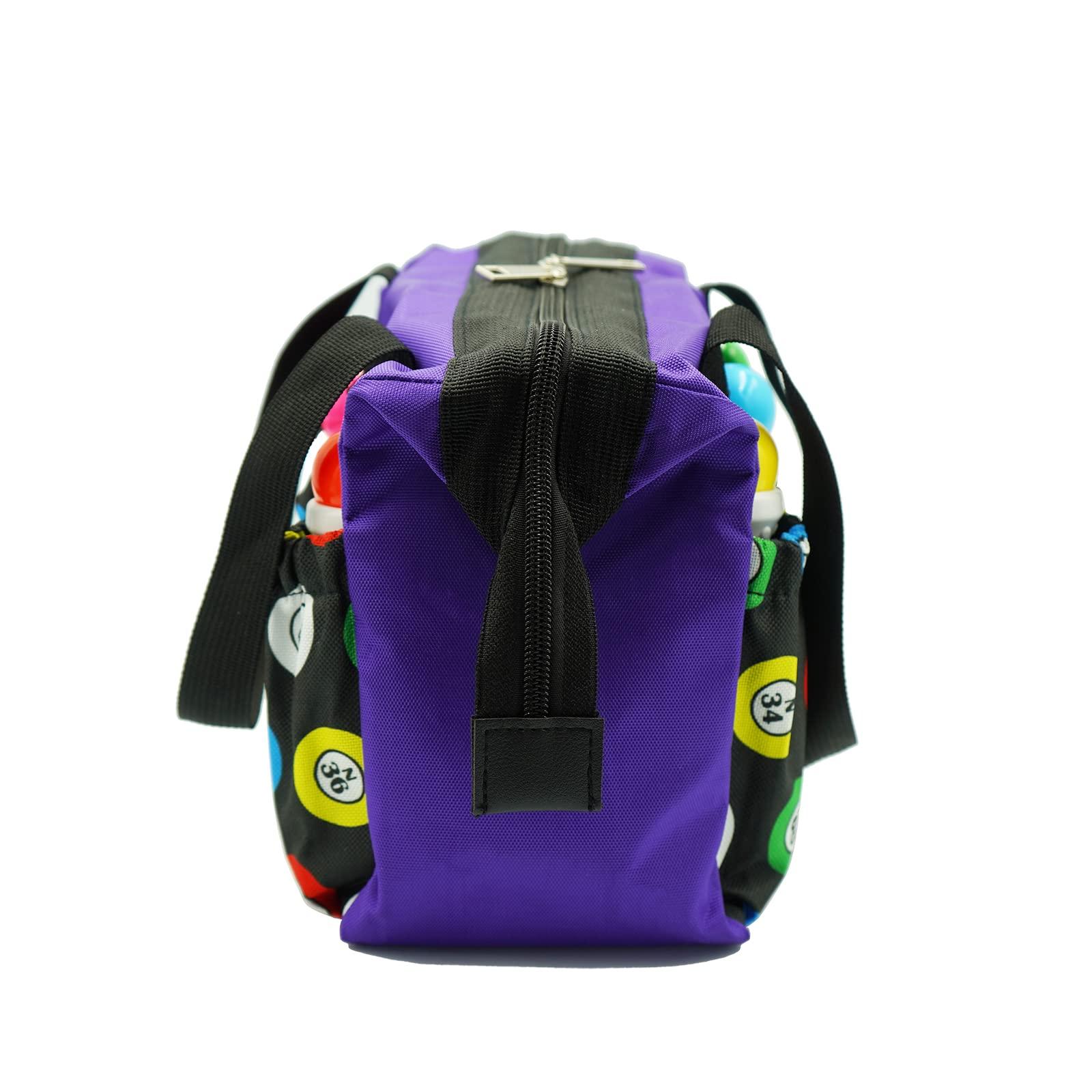 Yuanhe Yuanhe Bingo Dauber Bags with 6 Pockets Purple Bingo Tote Bag