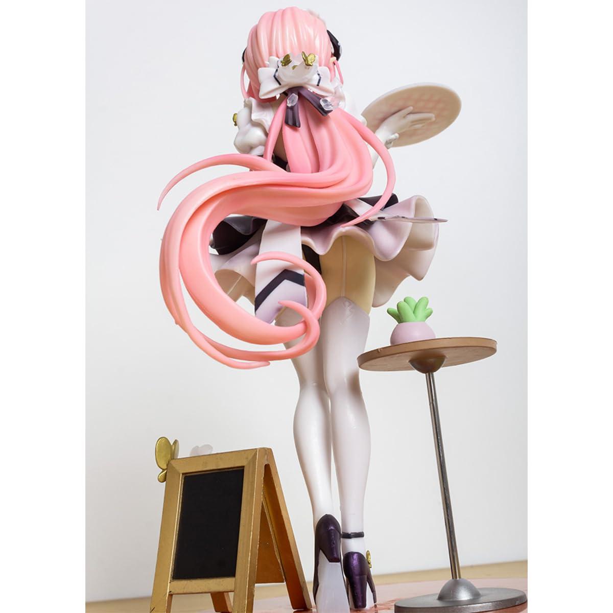 RZAHUAHU RZAHUAHU H-I 3rd Elysia Figure Maid\'s Outfit 1/7 PVC Anime Figurines 9.4\" Action Play Model