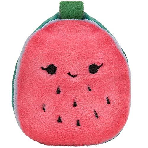 Squishville Squishville by Squishmallows Mini Plush Fruit Squad, Six 2" Soft Minimallow Plush, Irresistibly Colorful Fruits, Mini Peach, Pineapple, and Watermelon