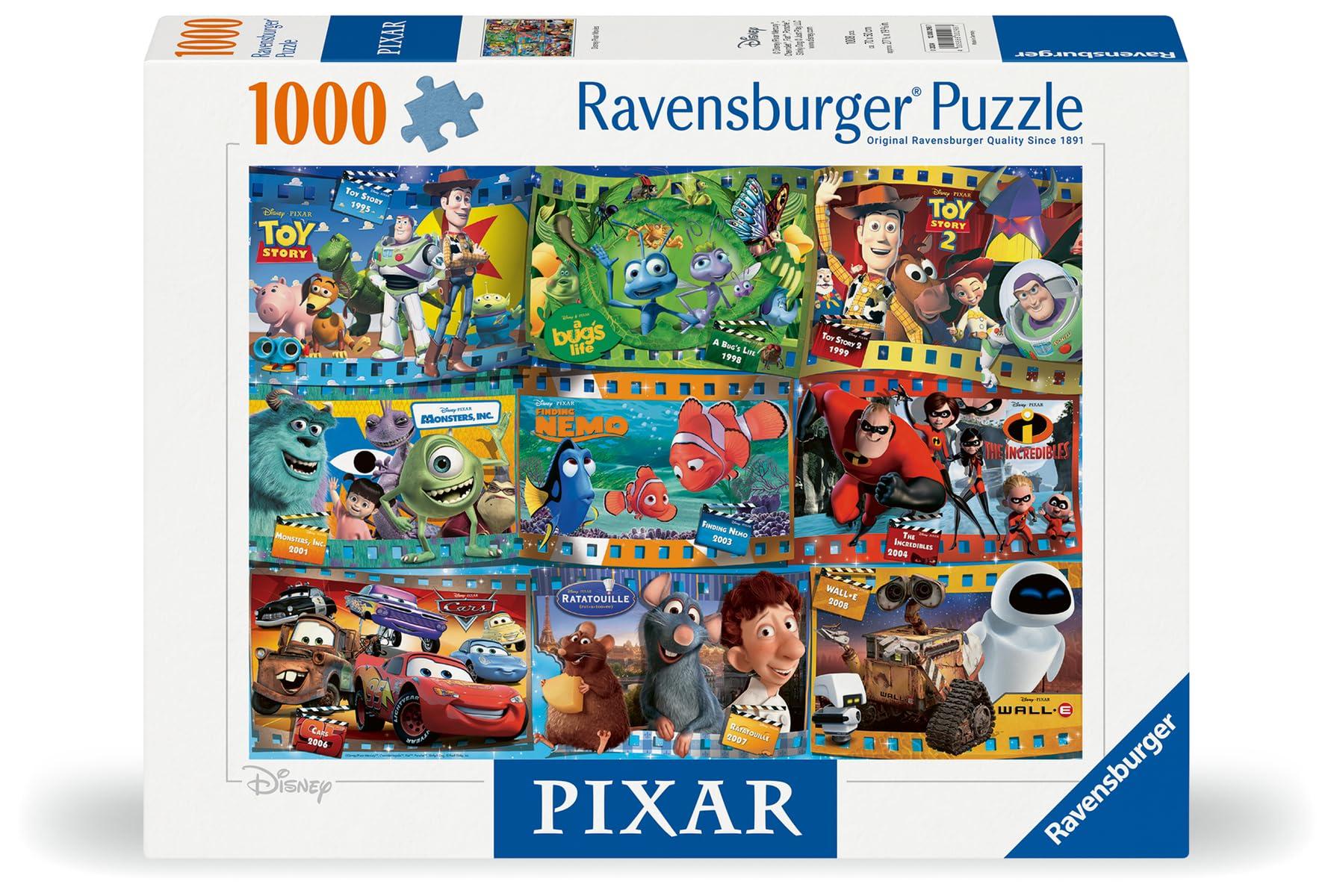 Ravensburger Ravensburger Disney-Pixar Movies 1000 Piece Jigsaw Puzzle for Adults - 12000298 - Handcrafted Tooling, Made in Germany, Every Piece Fits Together Perfectly