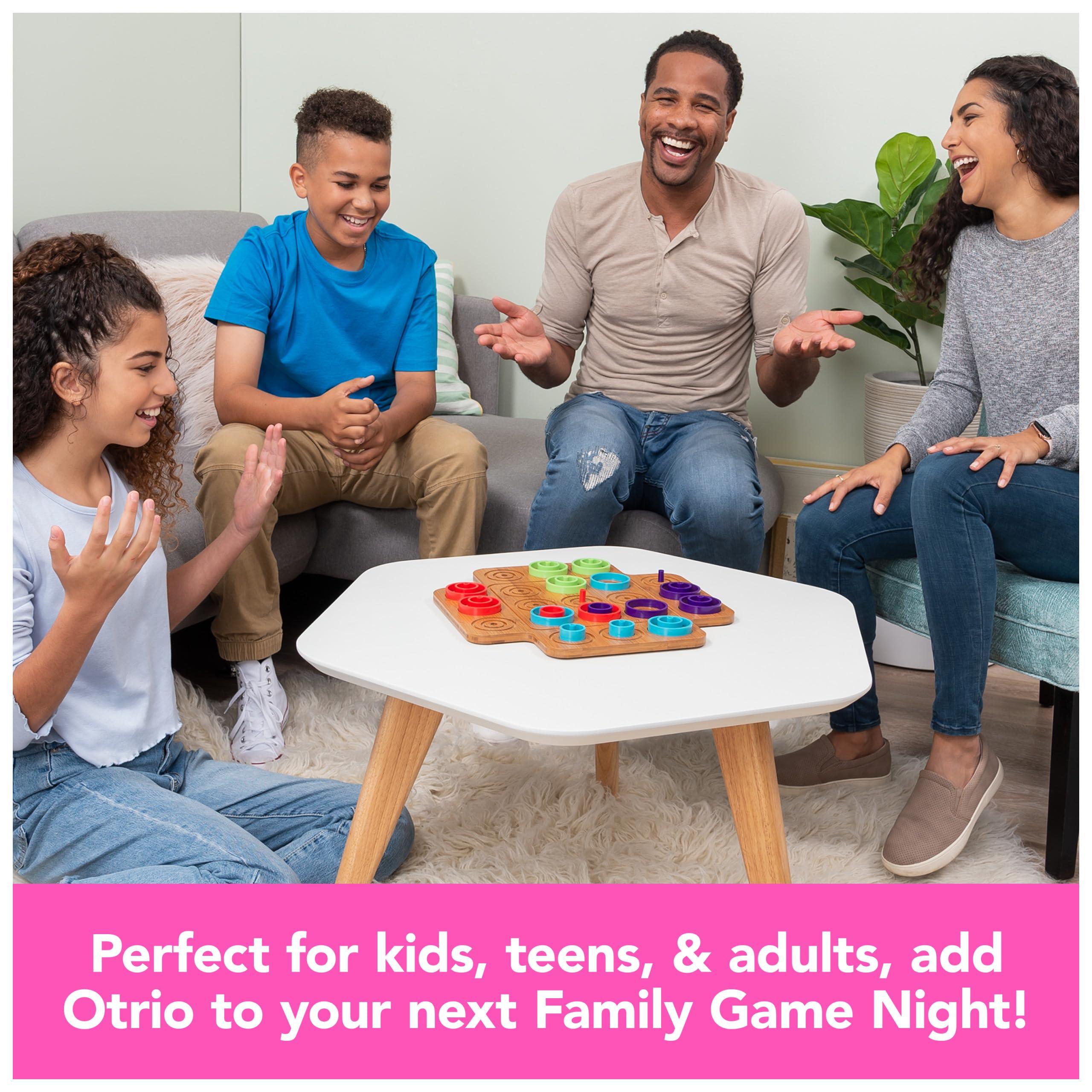Marbles Spin Master Games, Otrio Wood Strategy Game, Fun Family Board Game, STEM Game, Interactive Puzzle Game, Family Game Night Game for Ages 8+