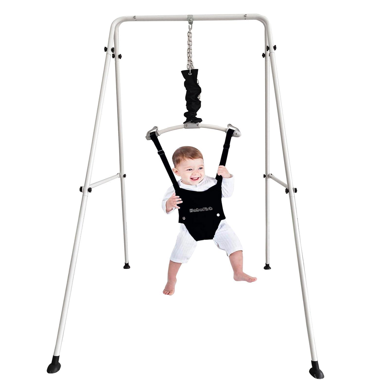 HI SUYI Baby Door Jumper and Bouncer with Stand for Active Babies That Love to Jump and Have Fun Toddler Infant