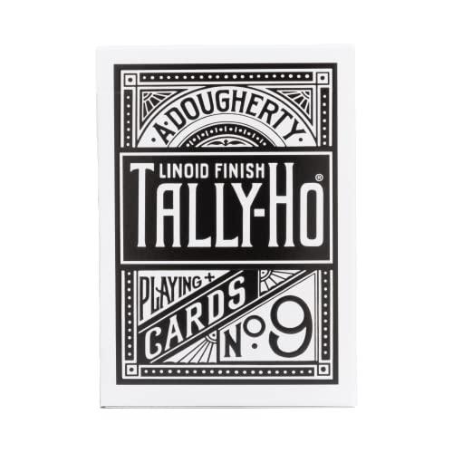 Tally Ho Tally Ho Signature Series Playing Cards Deck, 1 Deck of Black Playing Cards, Thin Crushed, Special Edition