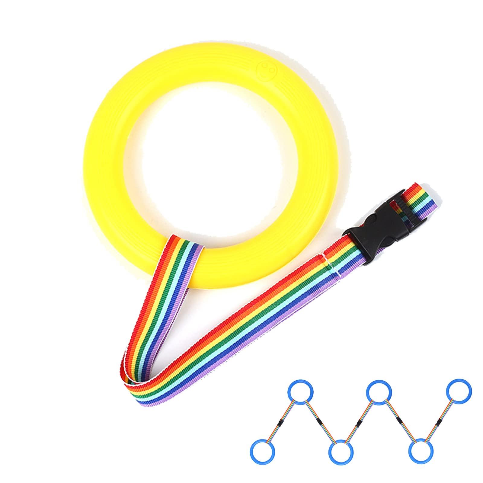 Koconh Walking Rope for Preschool, 6/9/12/24 pcs Kids Walking Rope, Kindergarten Walking Rope (Yellow, 12 PCS)