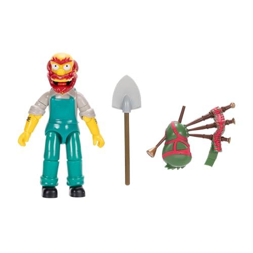 Disney Disney The Simpsons Action Figures 4-Pack 5-Inch Collectible Figures from Jakks Pacific's Wave 1 - Homer, Bart, Groundskeeper Willie, and Otto