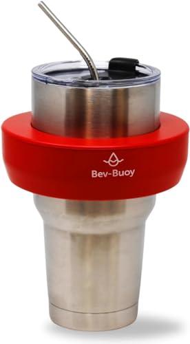 BEV-BUOY Bev-Buoy Floating Foam Drink Holder for Lake, Beach, and Pool | Drink Floaties for Pool, Floating Cup Holder for Pool, Drink Floats, Pool Float Drink Holder