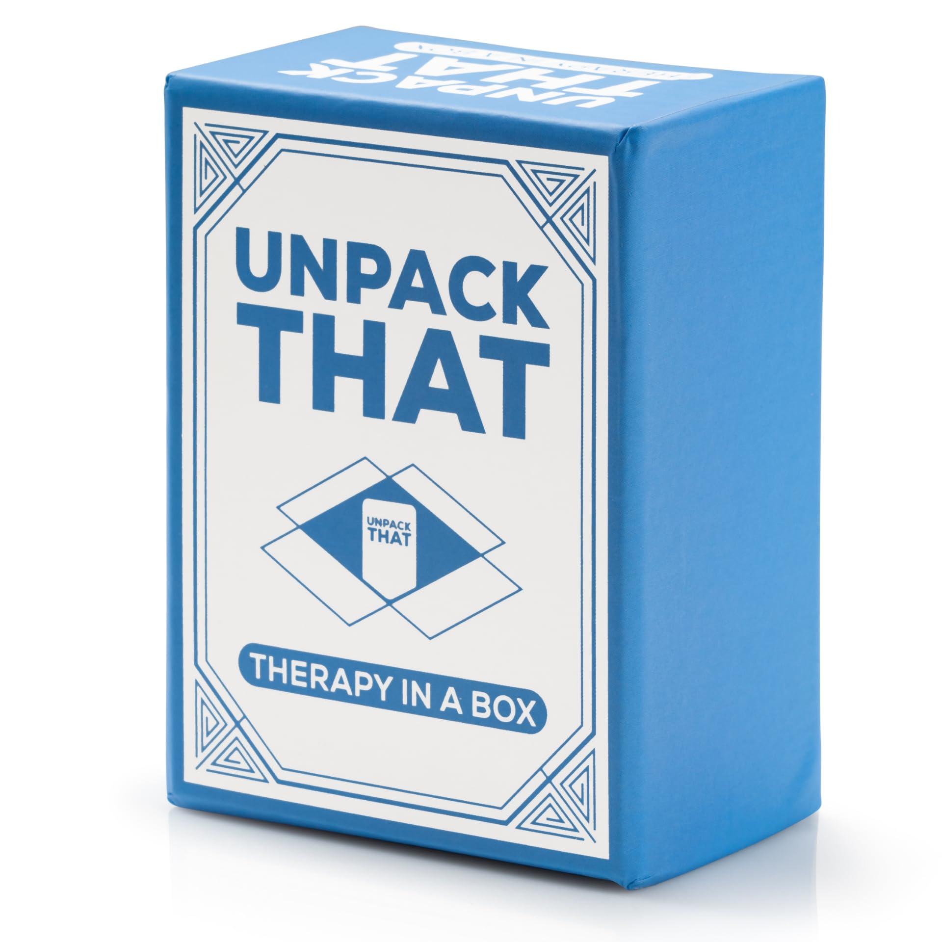 Shots No Chaser UNPACK THAT Conversation Cards Couples Game - Deep Relationship Questions for Couples, Families & Friends | 125 Cards for Communication & Intimacy Building