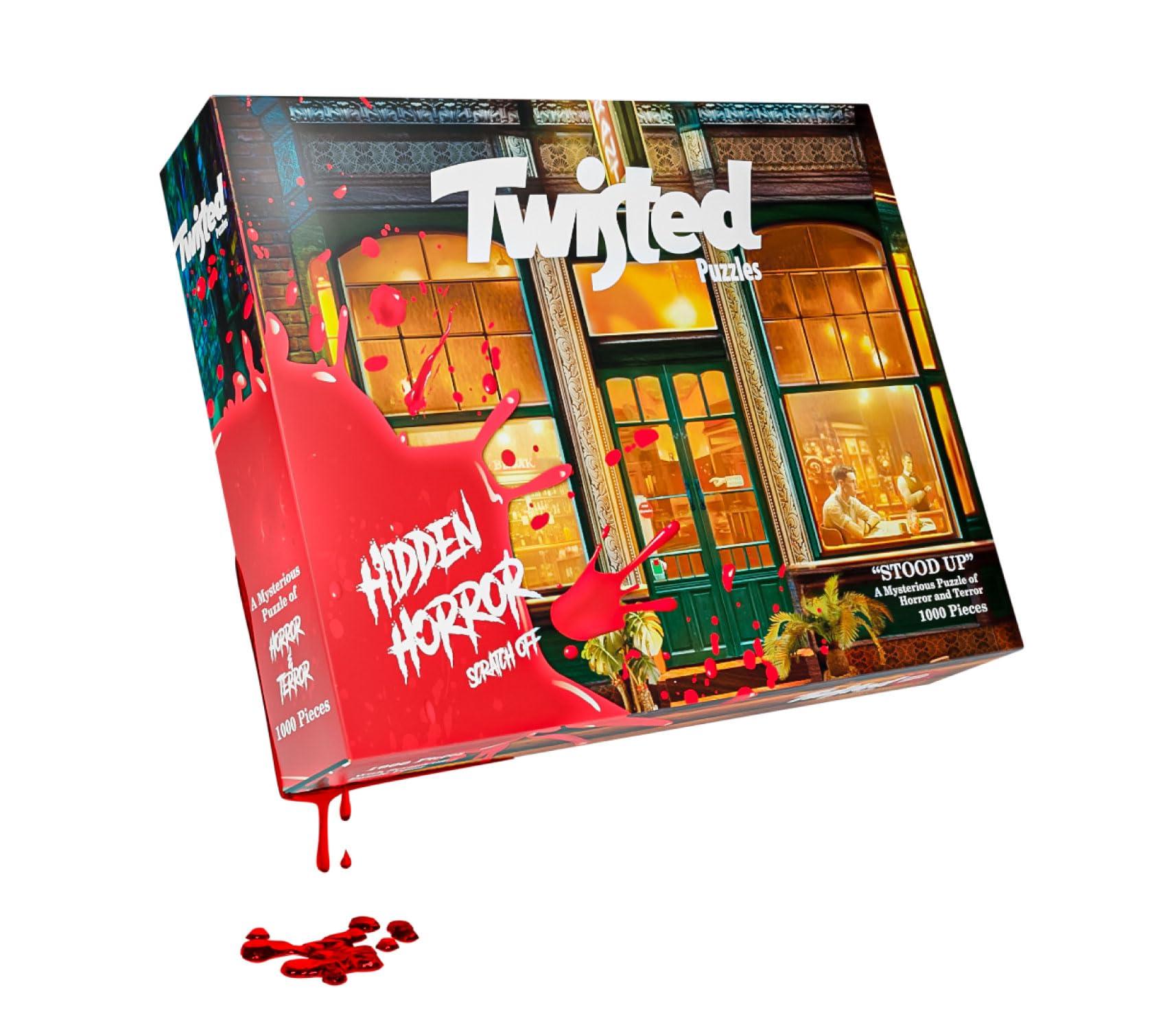 Twisted Puzzles Twisted Puzzles - Hidden Horror Series: Stood Up, 1000 Piece Adult Jigsaw Puzzle, Halloween Puzzle, A Scare for Those Who Dare