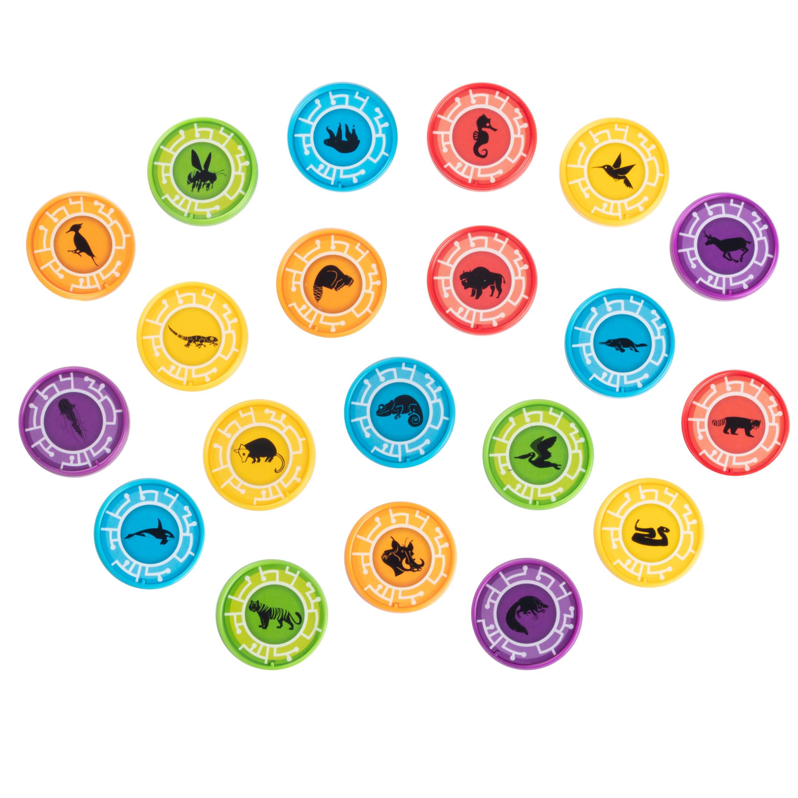 Wild Kratts Wild Kratts Martin Kratt Creature Power Disc Holder Set with 20 Discs - Officially Licensed - Figure Toy for Pretend & Dress Up Play - Includes 15 Exclusive Collectables - Great Gift for Kids