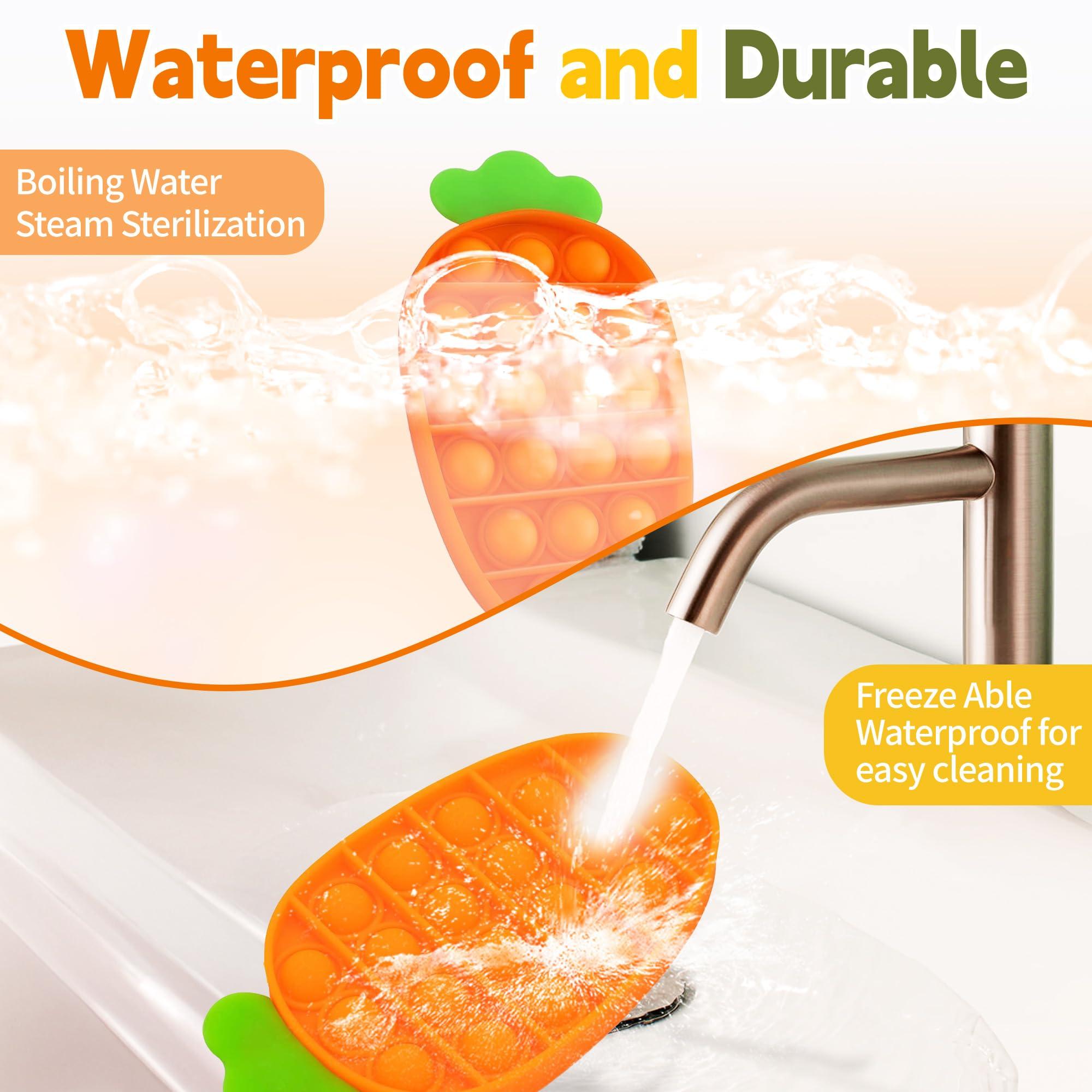 Woplagyreat Christmas Fidget Sensory Toys,Big Christmas Tree Push Bubble Silicone Squeeze Toy for Autism Anxiety Stress Relief Birthday Party Xmas Themed Stocking Stuffer Gifts for Kids Girl Boy Adults