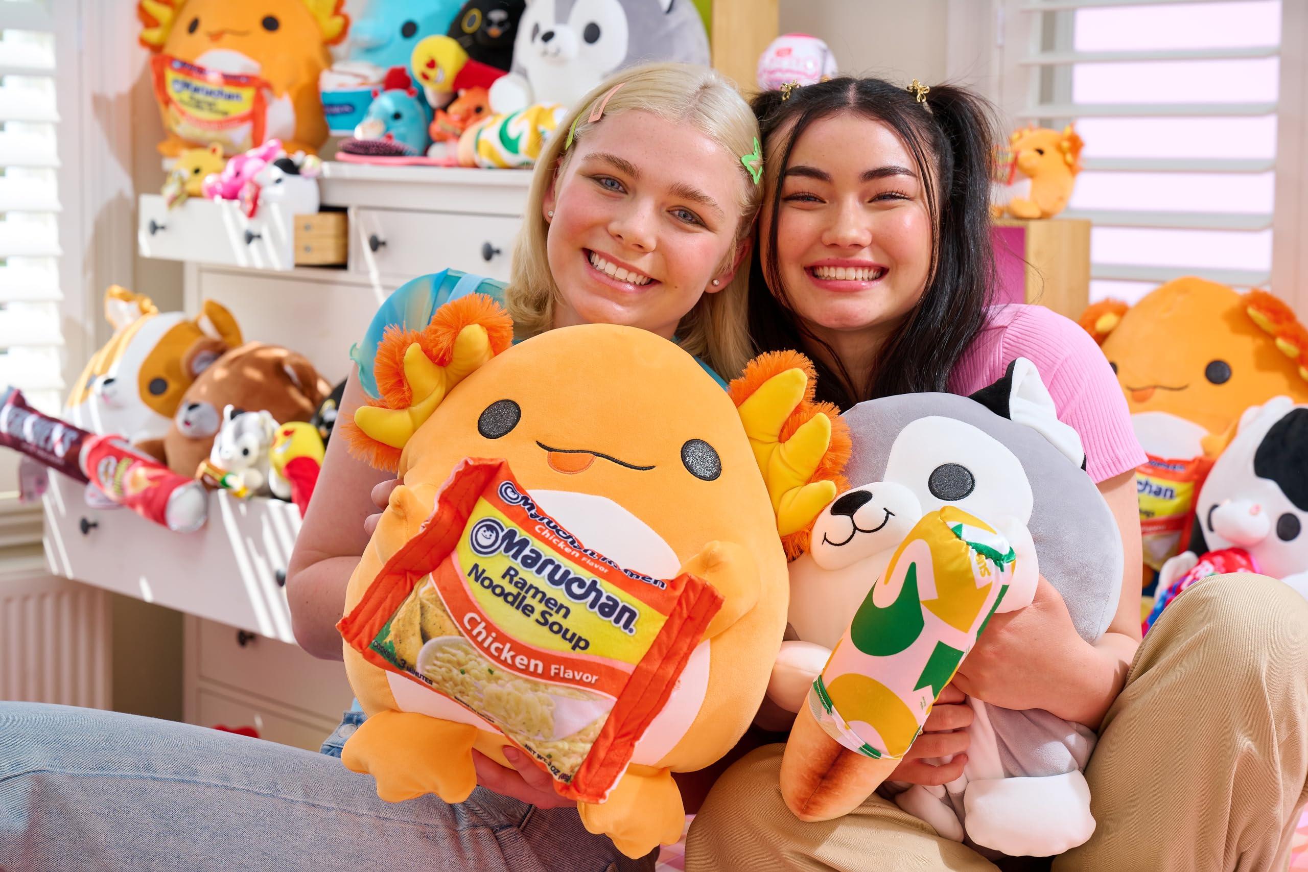 Snackles Snackles (Reese\'s Pieces) Dragon Super Sized 14 inch Plush by ZURU, Ultra Soft Plush, Collectible Plush with Real Licensed Brands, Stuffed Animal