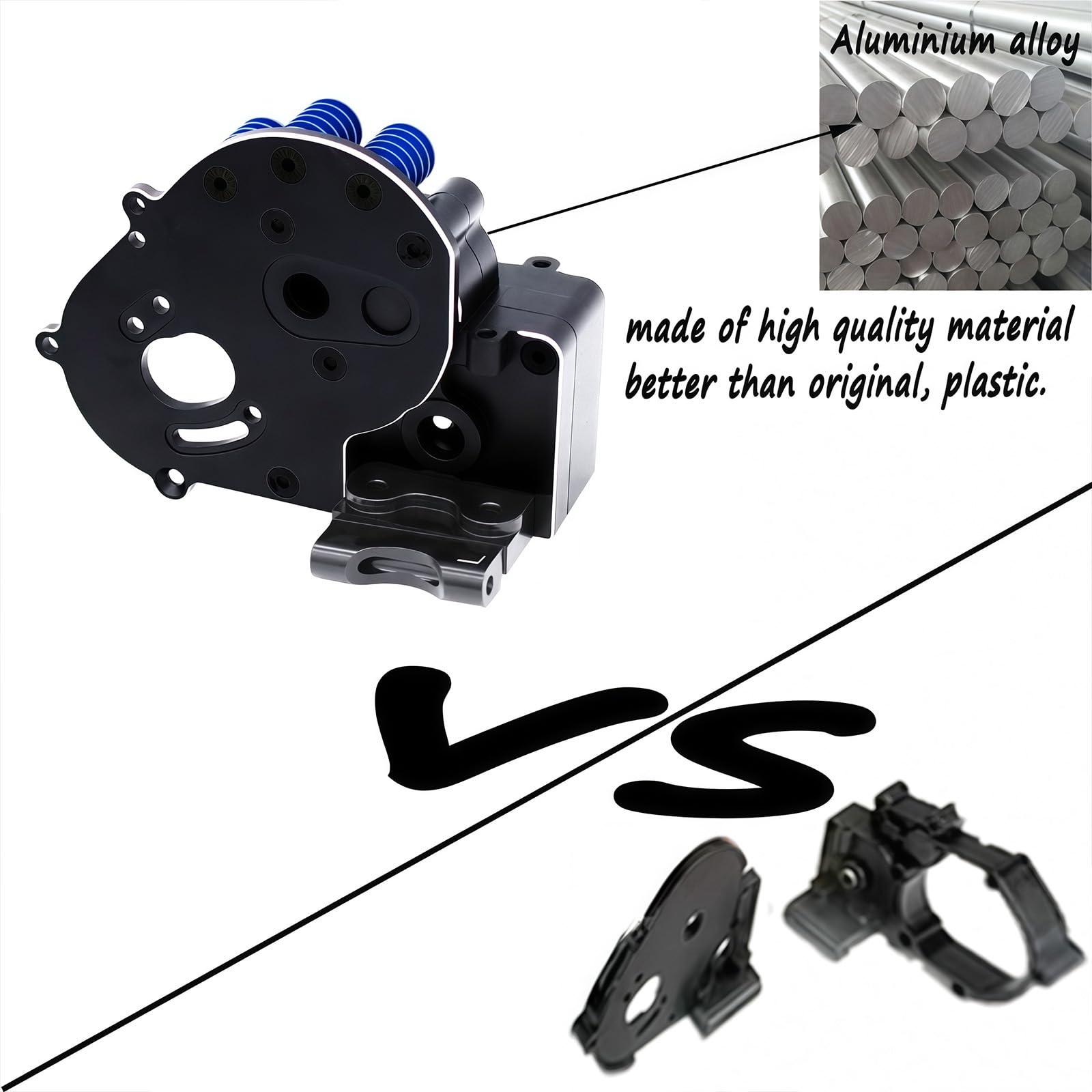 XZSNLYZ Upgrade Aluminum Transmission Case Gearbox Sets Fit for 1/10 Traxxas 2WD Slash/VXL, Stampede/VXL, Rustler/VXL, Bandit/VXL RC Car, ETC. Replace #3691/A