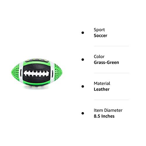 Globall Globall Rubber Younger Football,Sports Balls for Kids,Waterproof Football,8.5-Inch Water Sport and Swimming Pool Football,Beach Game (Grass-Green)