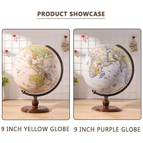 Generic Interactable Globe Puzzle 3D Jigsaw Puzzles 500 Pieces 3D Puzzles for Kids 3D Puzzle DIY Educational Learning Toys Bookshelf Insert Decor Innovative