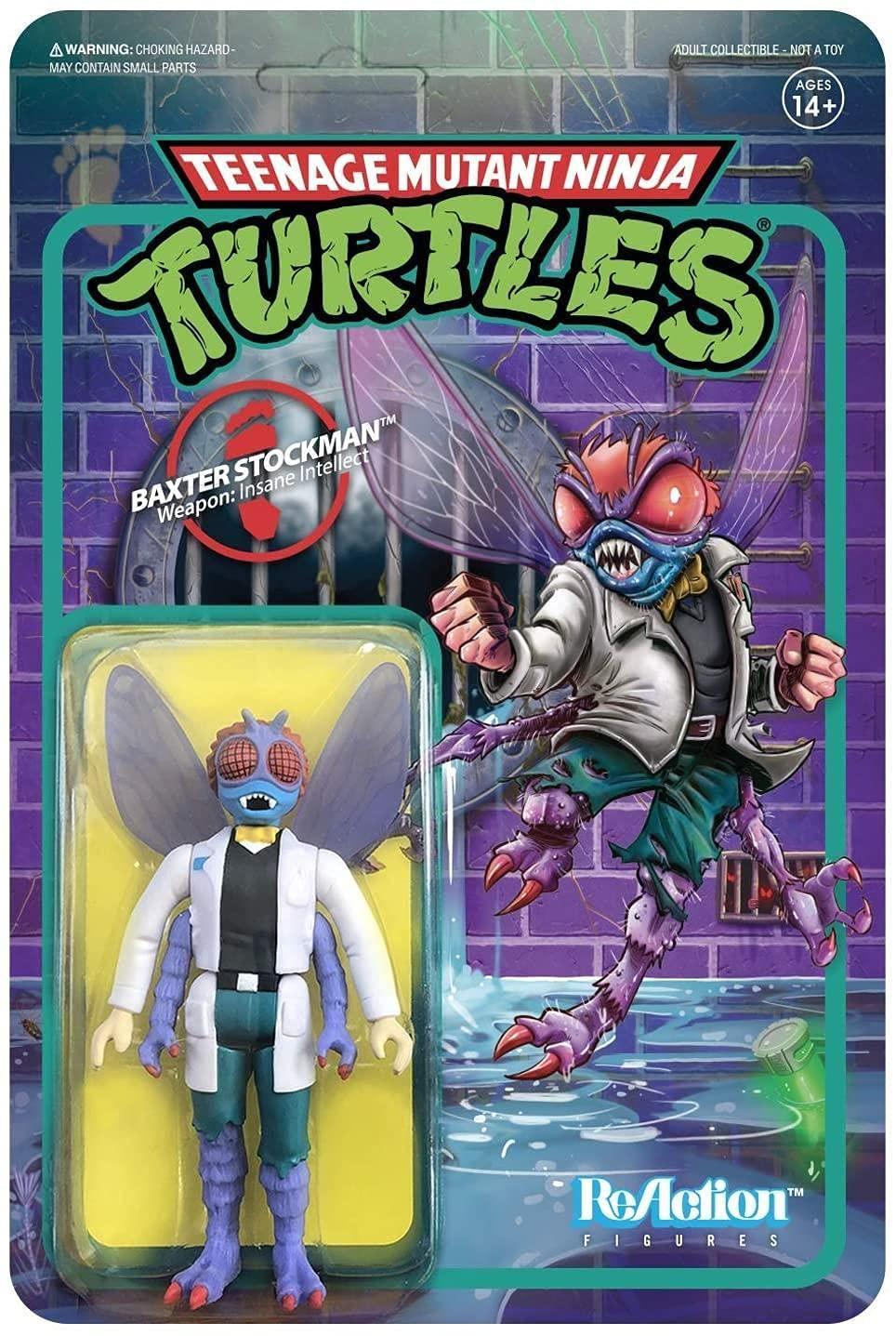 Super7 Super7 Teenage Mutant Ninja Turtles Baxter Stockman Reaction Figure 3.75"