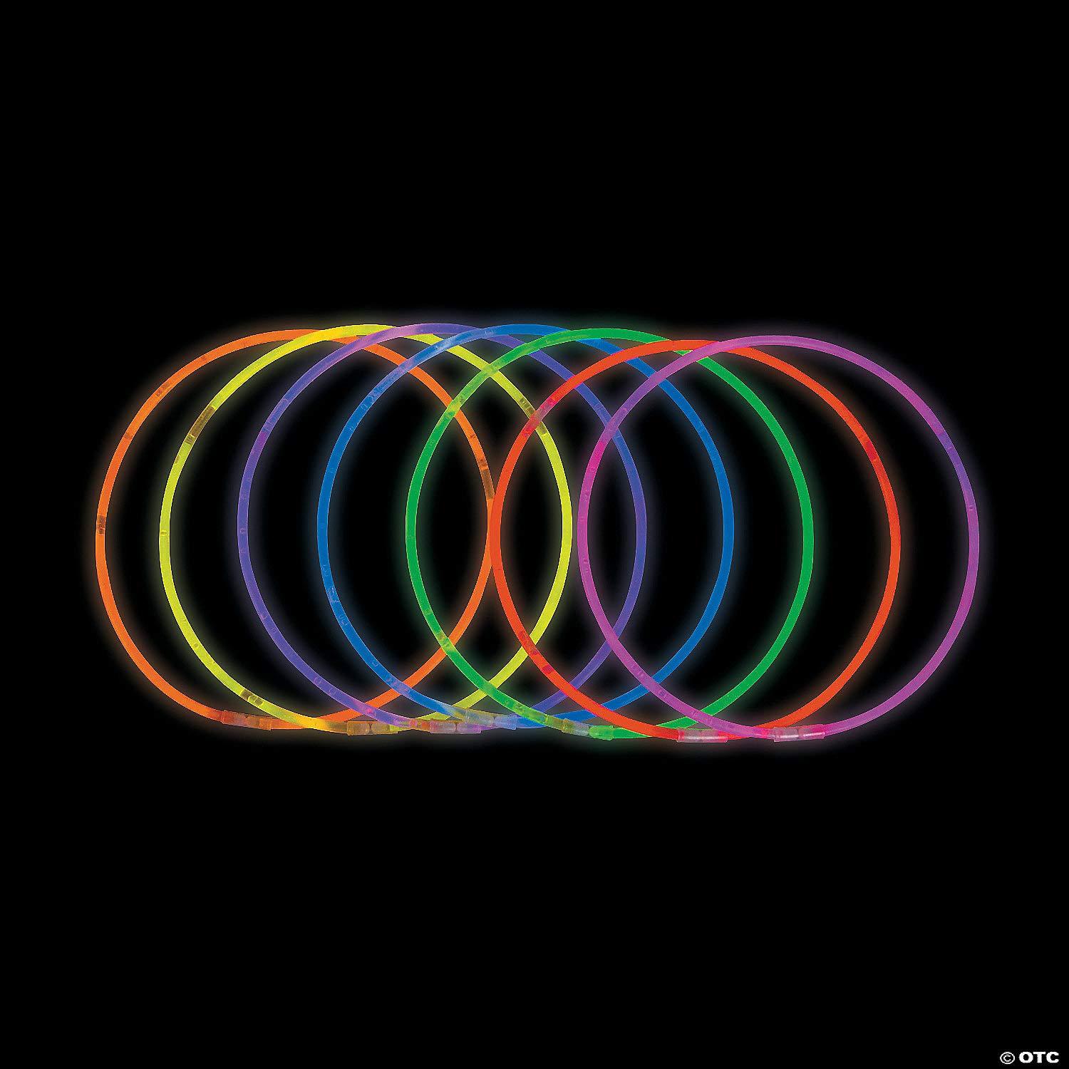 HBerlie! 50 Piece(s) Glow Necklace Assortment
