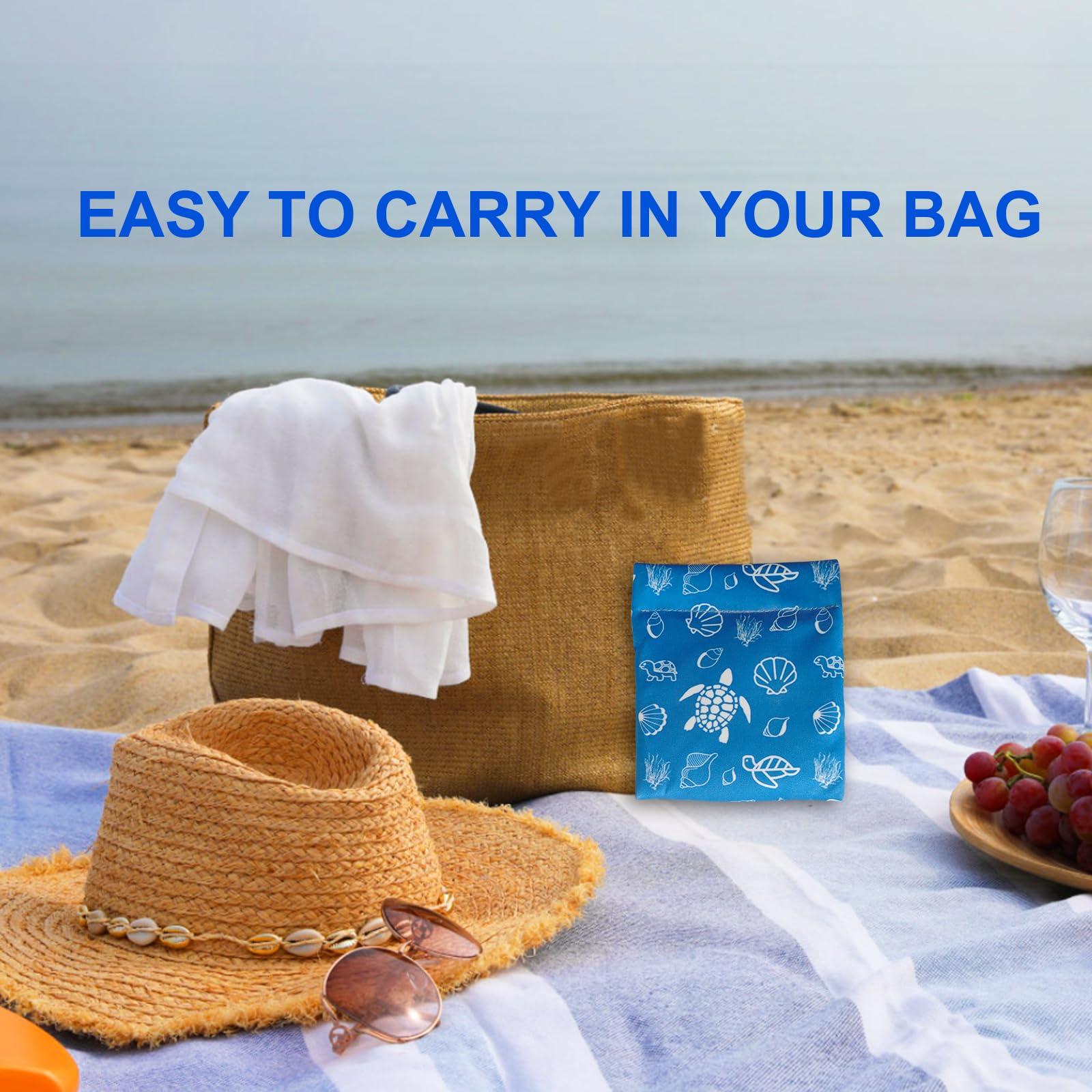 HSDMDMS HSDMDMS Sand Remover for Beach, Sand Removal Bag, Must Haves Gift for Beach Vacation Camping Travel Trip Talc-Free
