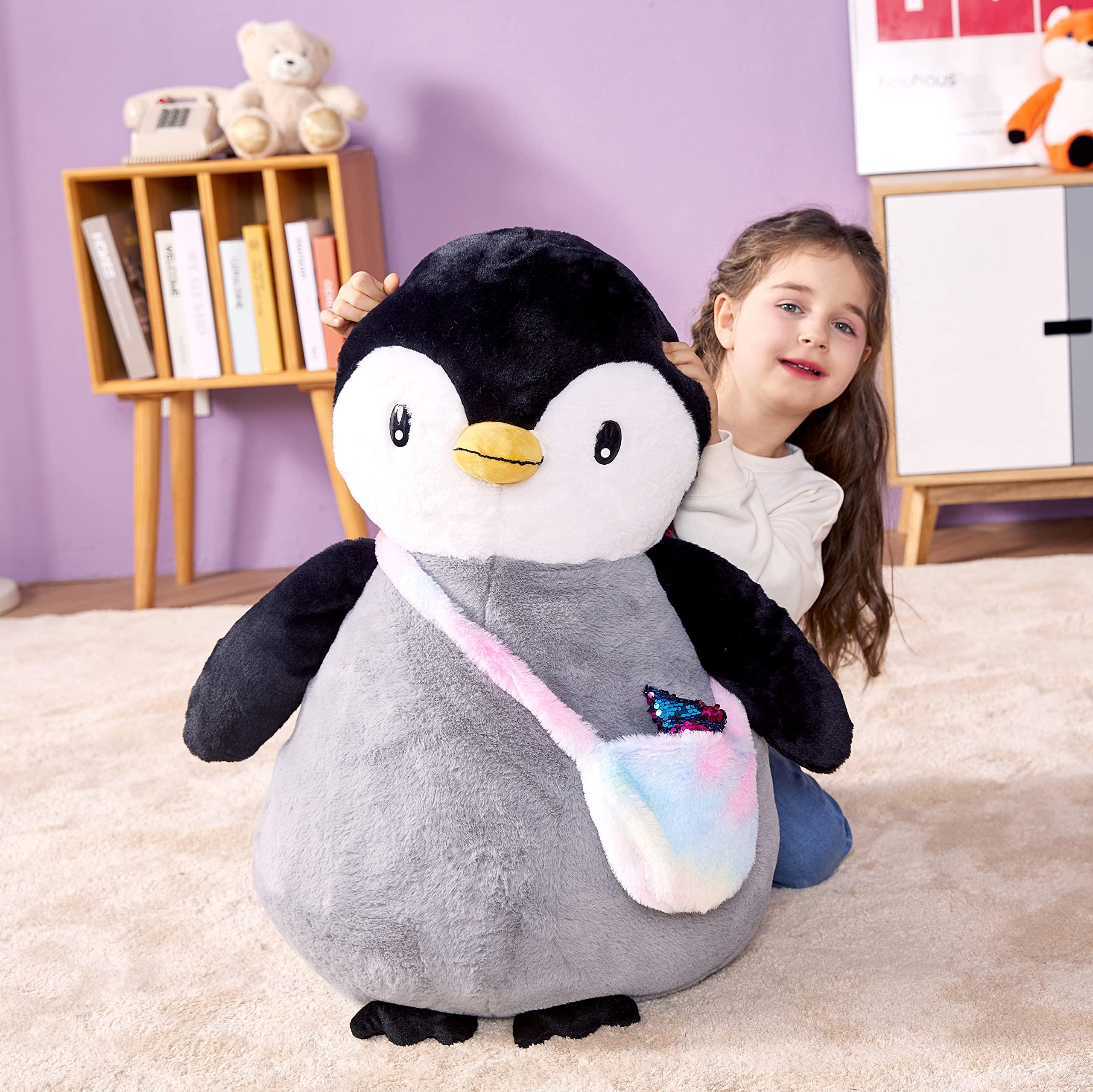 Big penguin shop soft toy