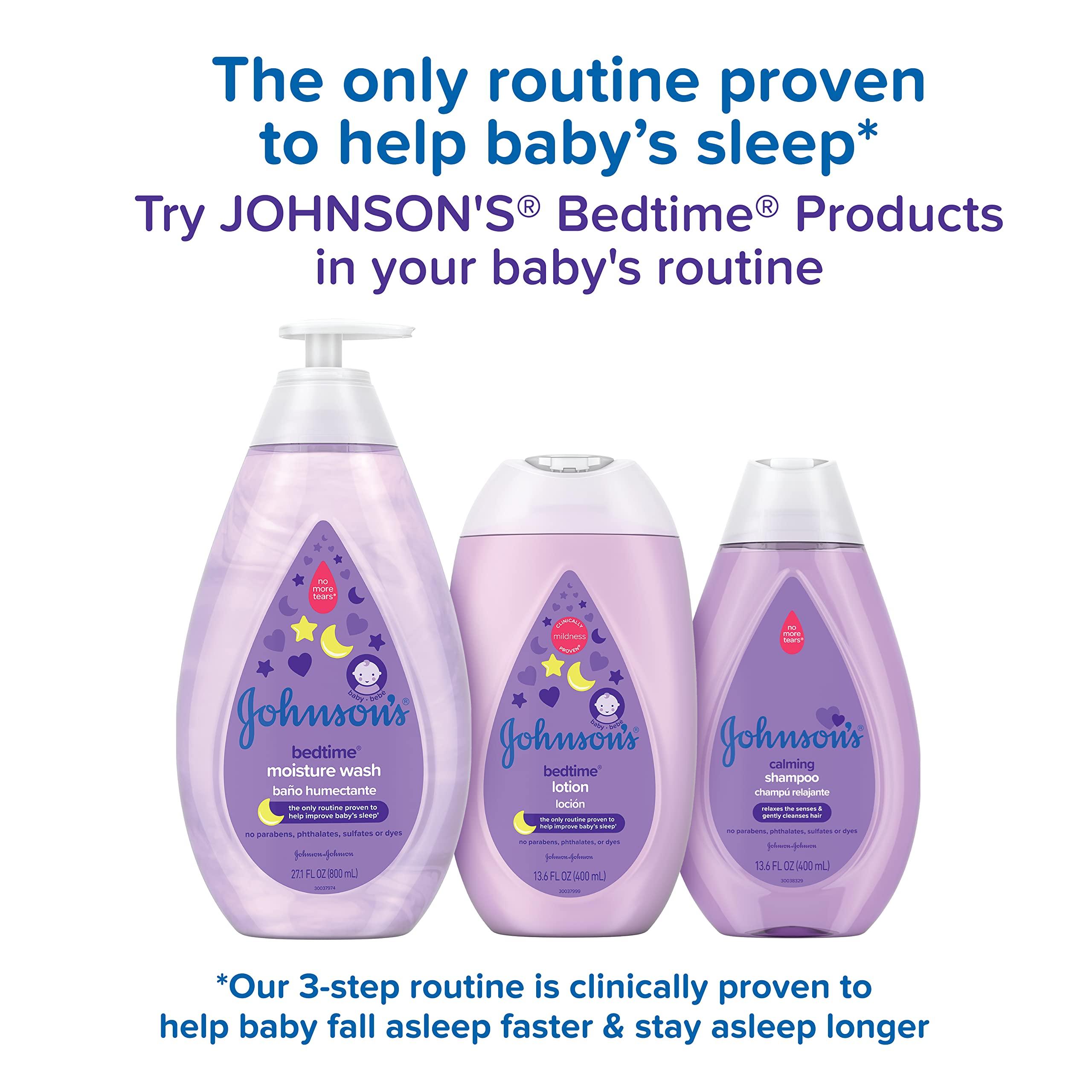 Johnson's Johnson's Baby Tear-Free Bedtime Baby Moisture Wash with Soothing NaturalCalm Aromas, 27.1 fl. oz