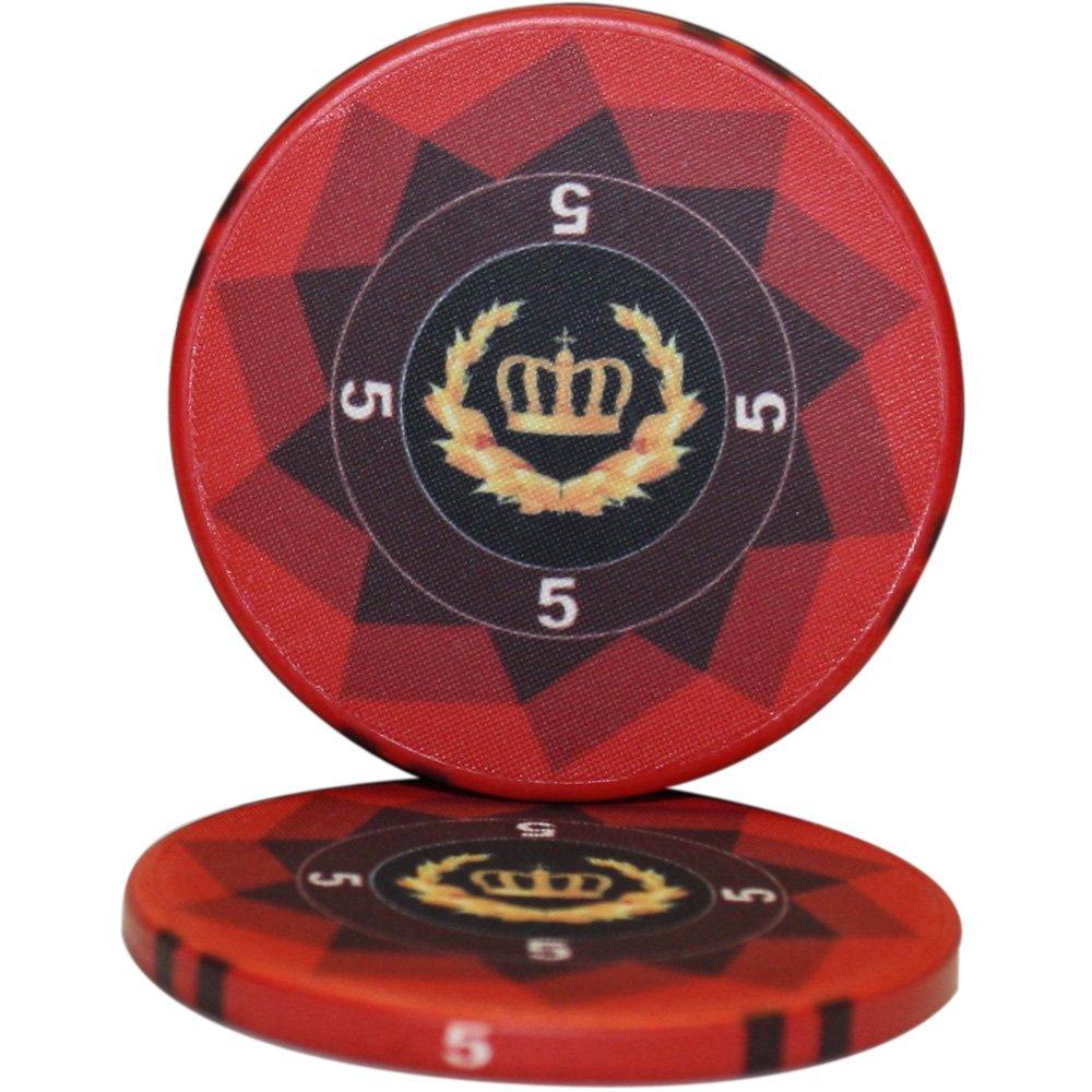 Mrc Poker Laurel Crown 10gm Ceramic Poker Chip Sample Set - 12 New Chips
