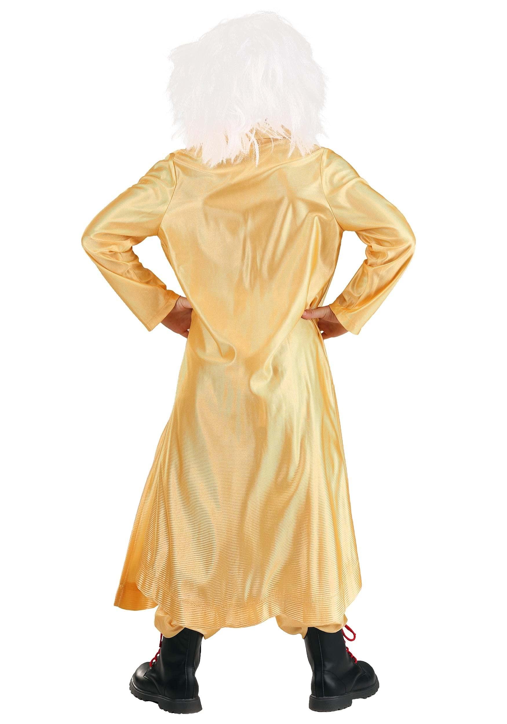 Fun Costumes Kids 2015 Back To The Future Doc Brown Costume, Back To The Future Outfit With Jacket, Shirt, Pants, Glasses, Necktie, And Wig