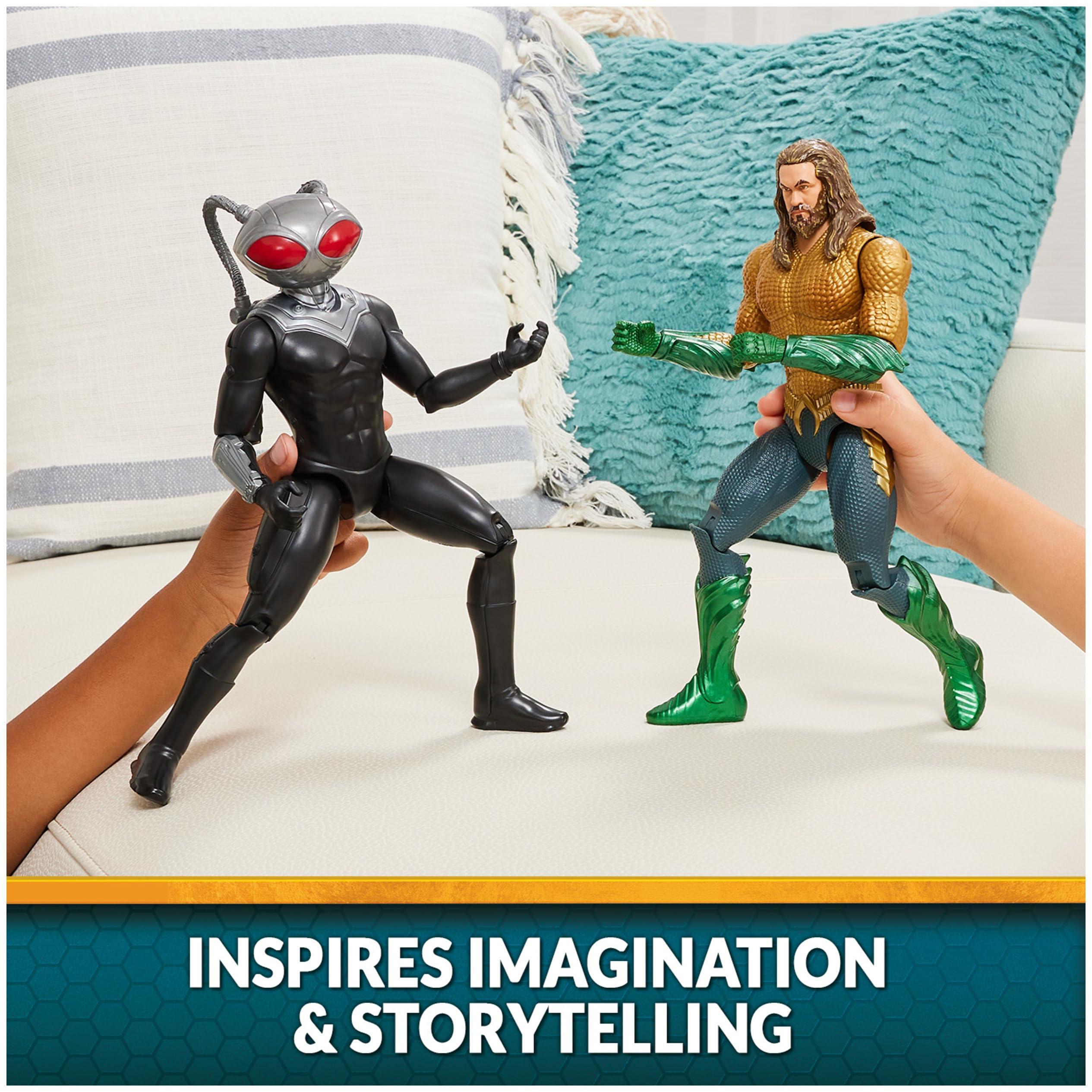 Aquaman DC Comics, Aquaman Action Figure, 12-inch, Detailed Sculpt and Movie Styling, Easy to Pose, Collectible Superhero Kids Toys for Boys & Girls