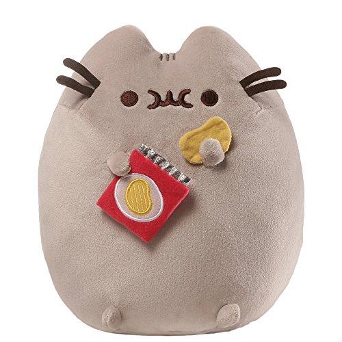 GUND Pusheen Snackables Potato Chip Cat Plush Stuffed Animal Gray