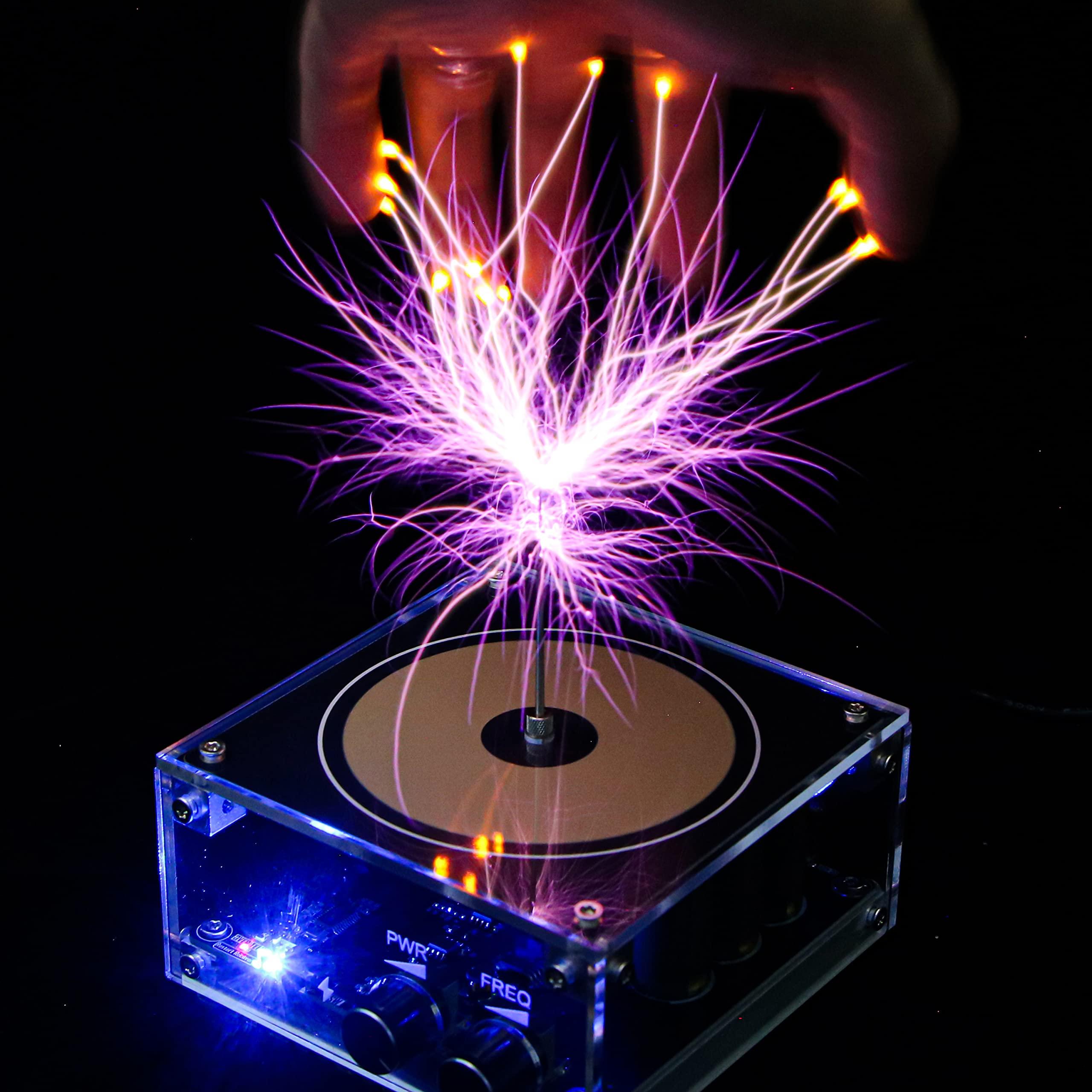 Vastarry Vastarry Tesla Coil Solid-State Music Tesla Coil Artificial Lightning Desktop Toy Power Wireless Transmission Model Scientific Experiment Tool