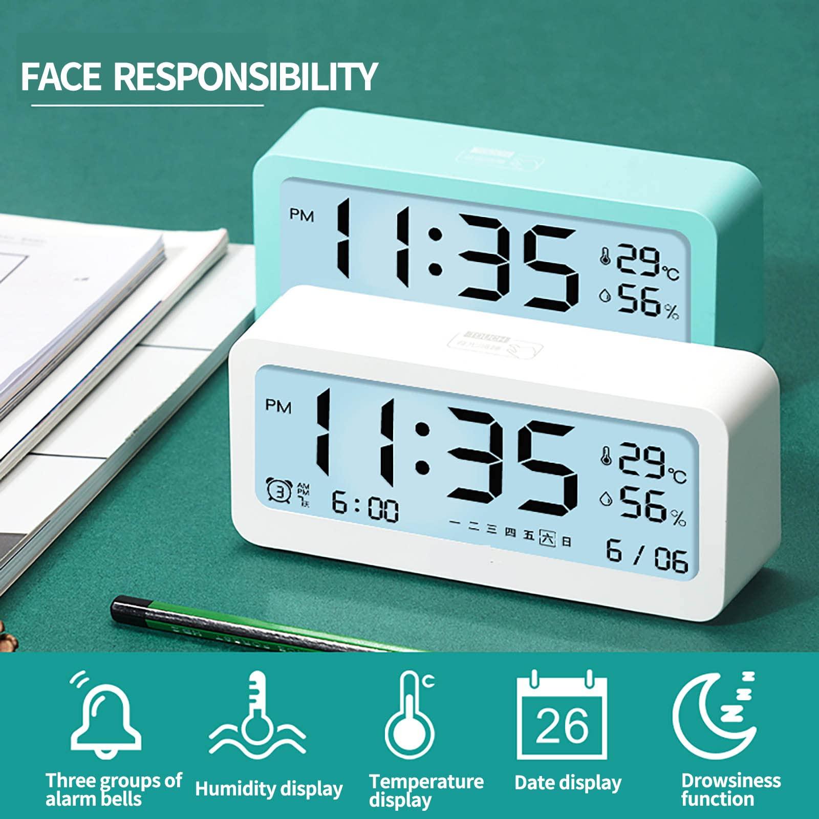HOTIPS HOTIPS Sleep Training Clock for Toddlers, Multifunctional Children's Sleep Trainer, Kid's Bedroom Baby Toddler Alarm Clock (Pink)