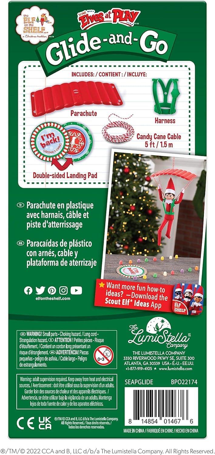 The Elf on the Shelf The Elf on the Shelf Christmas Tradition Box Set with Elf (Light Tone Girl), Story Book and Scout Elves at Play Glide and Go Accessory Set (Multi-Item Bundle)