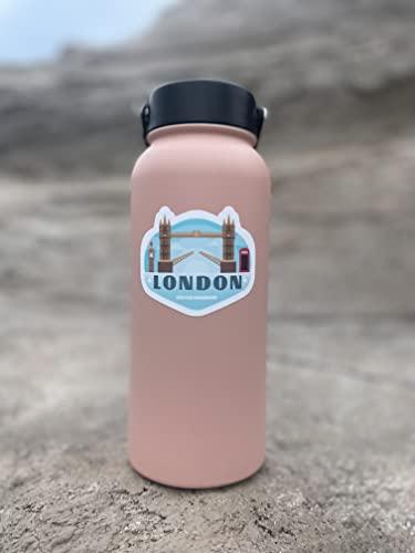 M EXPLORE MOJA London, England 3 inch Sticker, S367 (Waterproof Vinyl Decal for Car, Water Bottle, Laptop, iPad, Window, Cooler, Luggage, Bumper, Toolbox, Locker), 3 inch