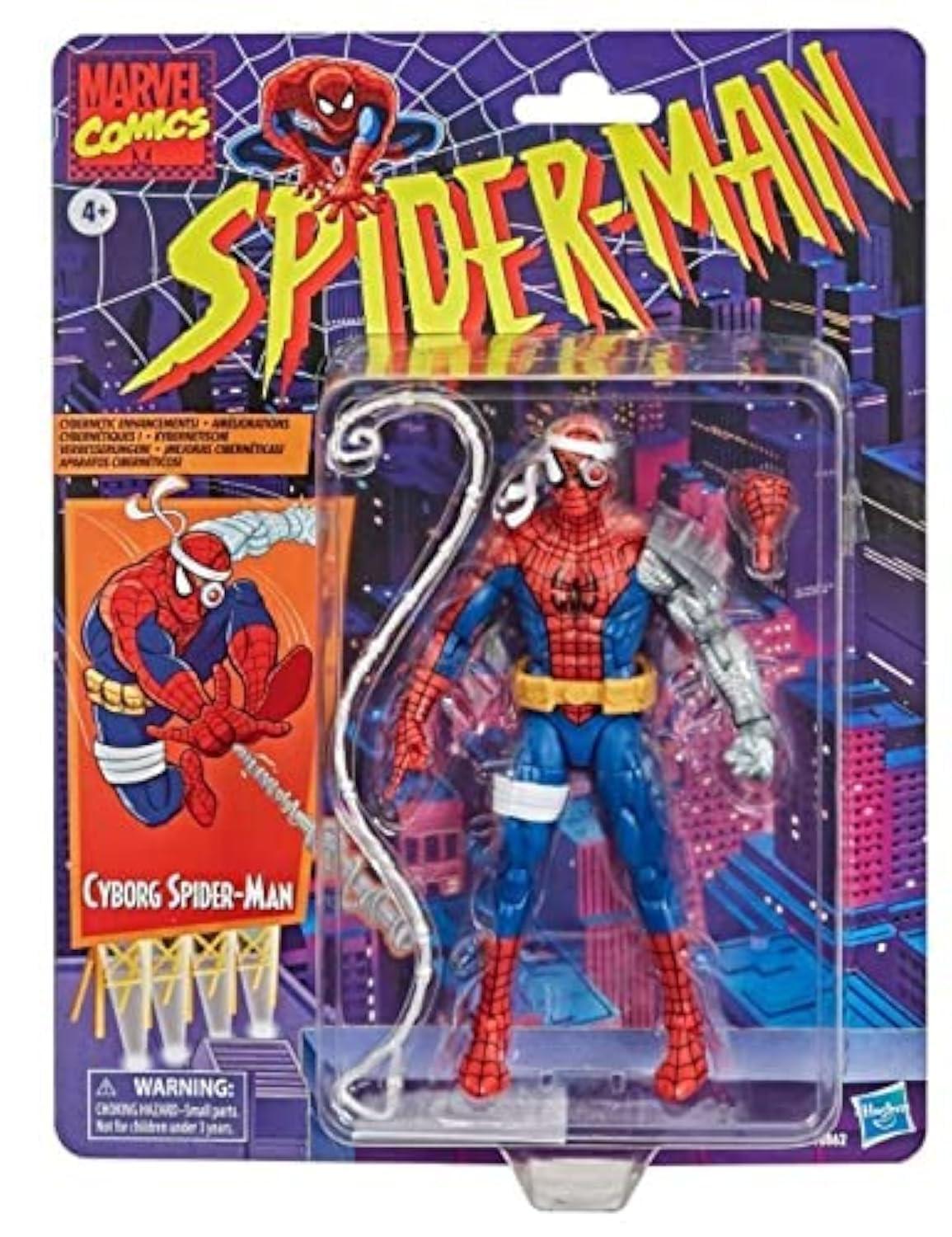 Marvel Marvel Legends Retro Vintage Collection 6\" Figure Spider-Man & X-Men (Cyborg Spider-Man)