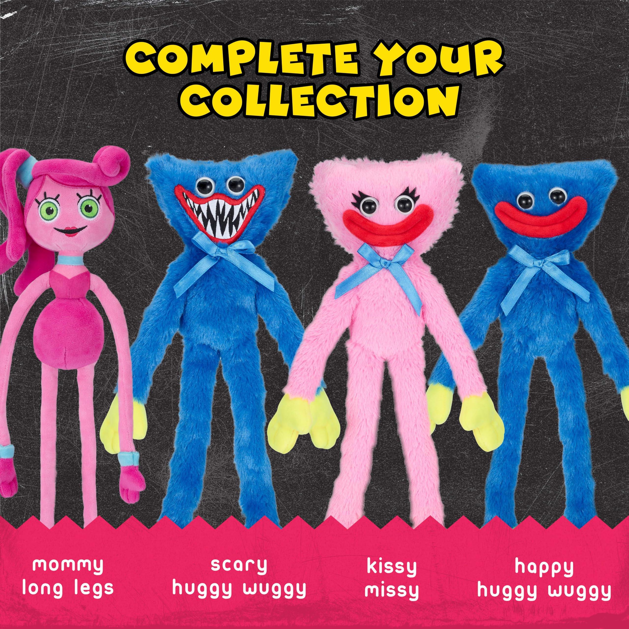 Poppy Playtime Poppy Playtime - Scary Huggy Wuggy Plush (14\" Medium Plush, Series 1) [Officially Licensed]
