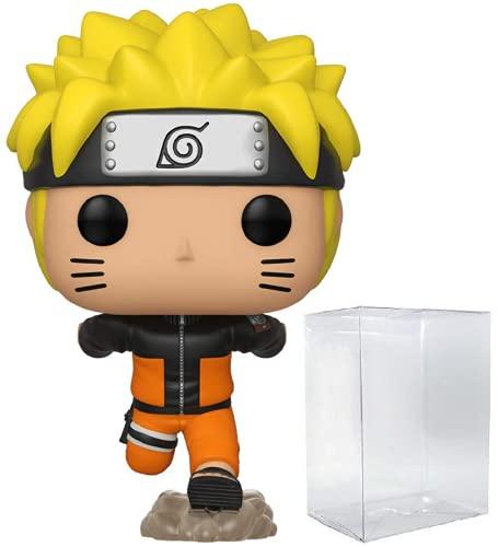 POP POP Naruto Shippuden - Naruto Uzumaki (Running) Funko Vinyl Figure (Bundled with Compatible Box Protector Case), Multicolor, 3.75