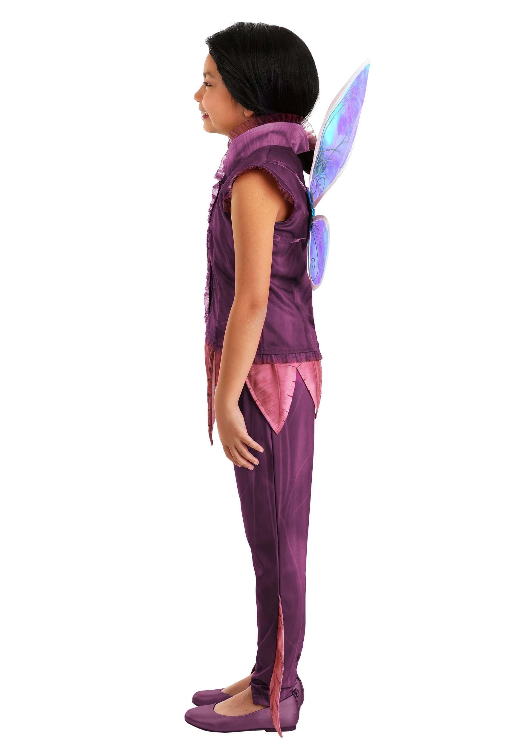 Fun Costumes Kid's Disney Fairies Vidia Costume for Girls - Officially Licensed Fairy Outfit with Shirt, Pants & Wings S