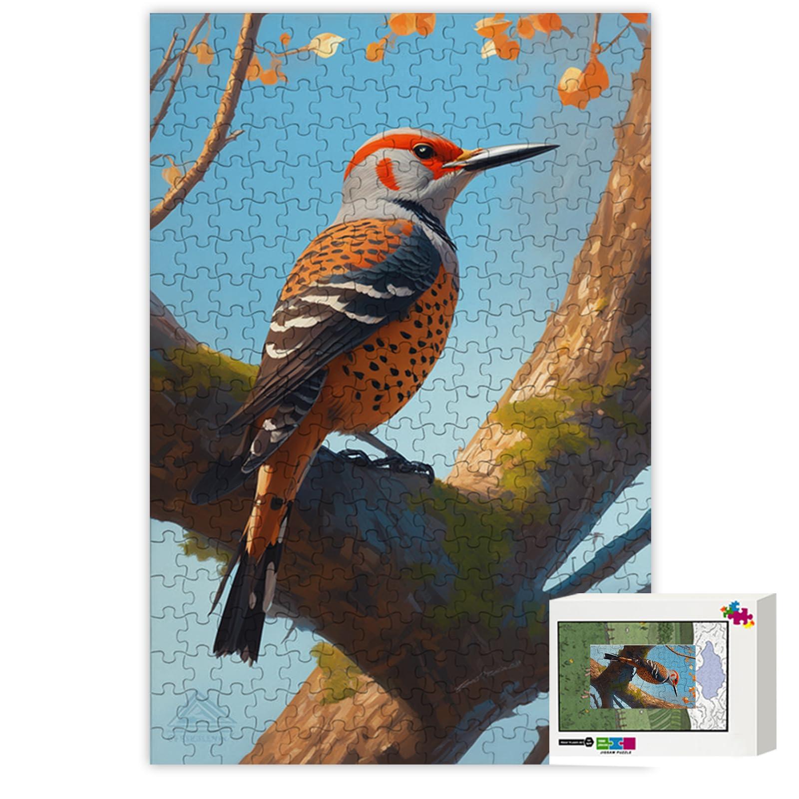 Directo Watercolor Realism Puzzles for Adults 75 Piece Puzzle-Northern Harrier-Creative Color and Lines Jigsaw Puzzle Color Challenge Puzzle The Gift of Art