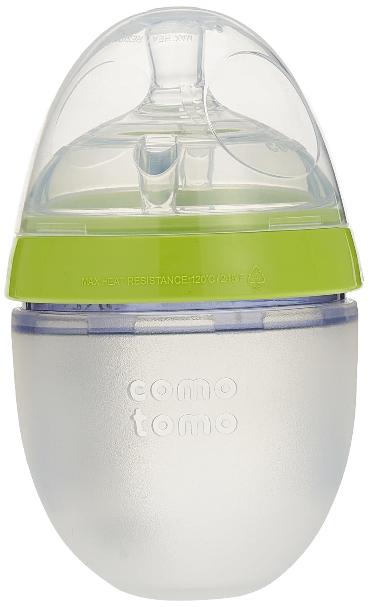 Comotomo Comotomo Baby Bottle Single Pack, Green, 8oz