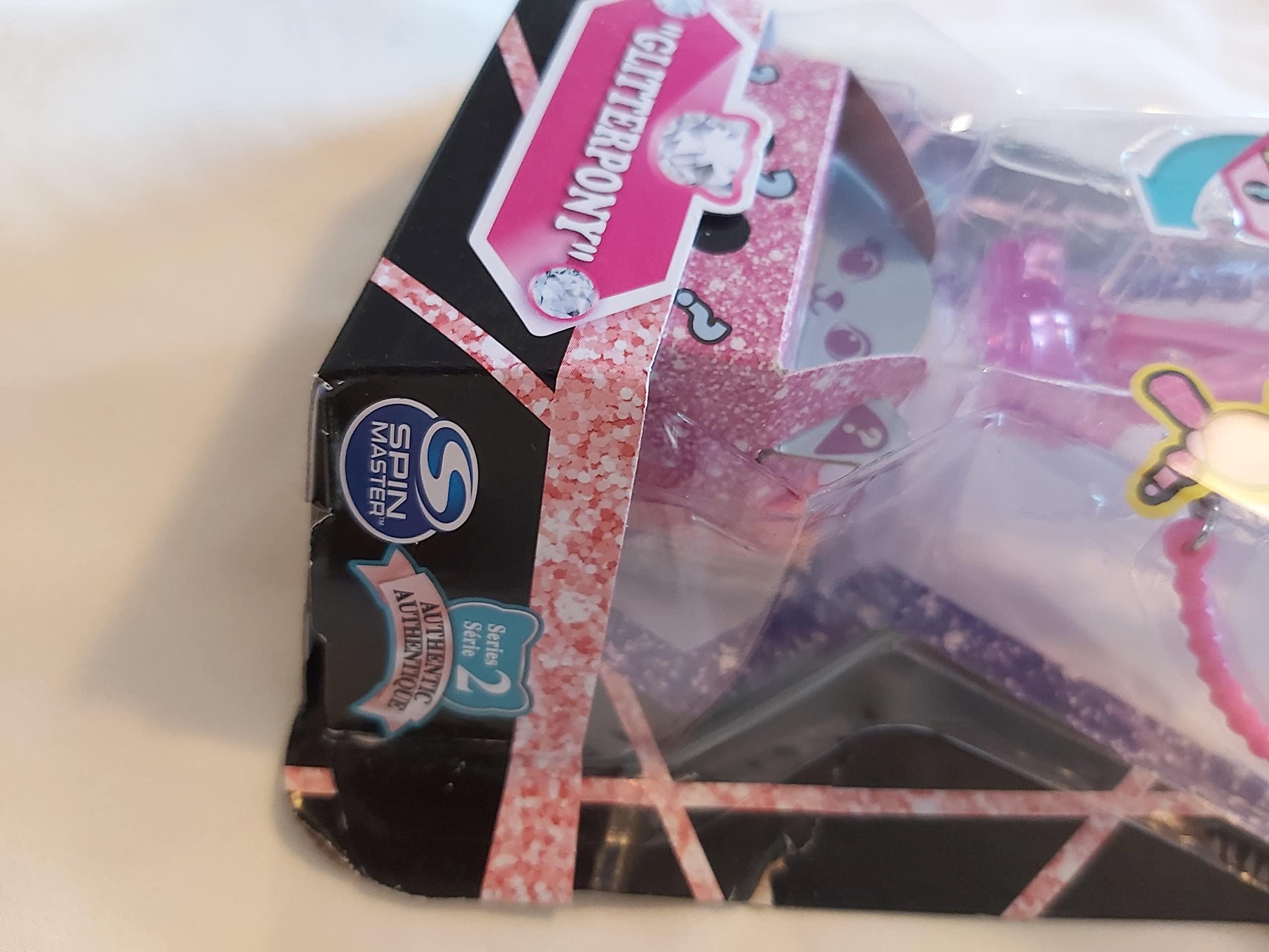 Spin Master Twisty Girlz Series 2 GlitterPony Transforming Doll to Bracelet with Mystery Twisty Petz