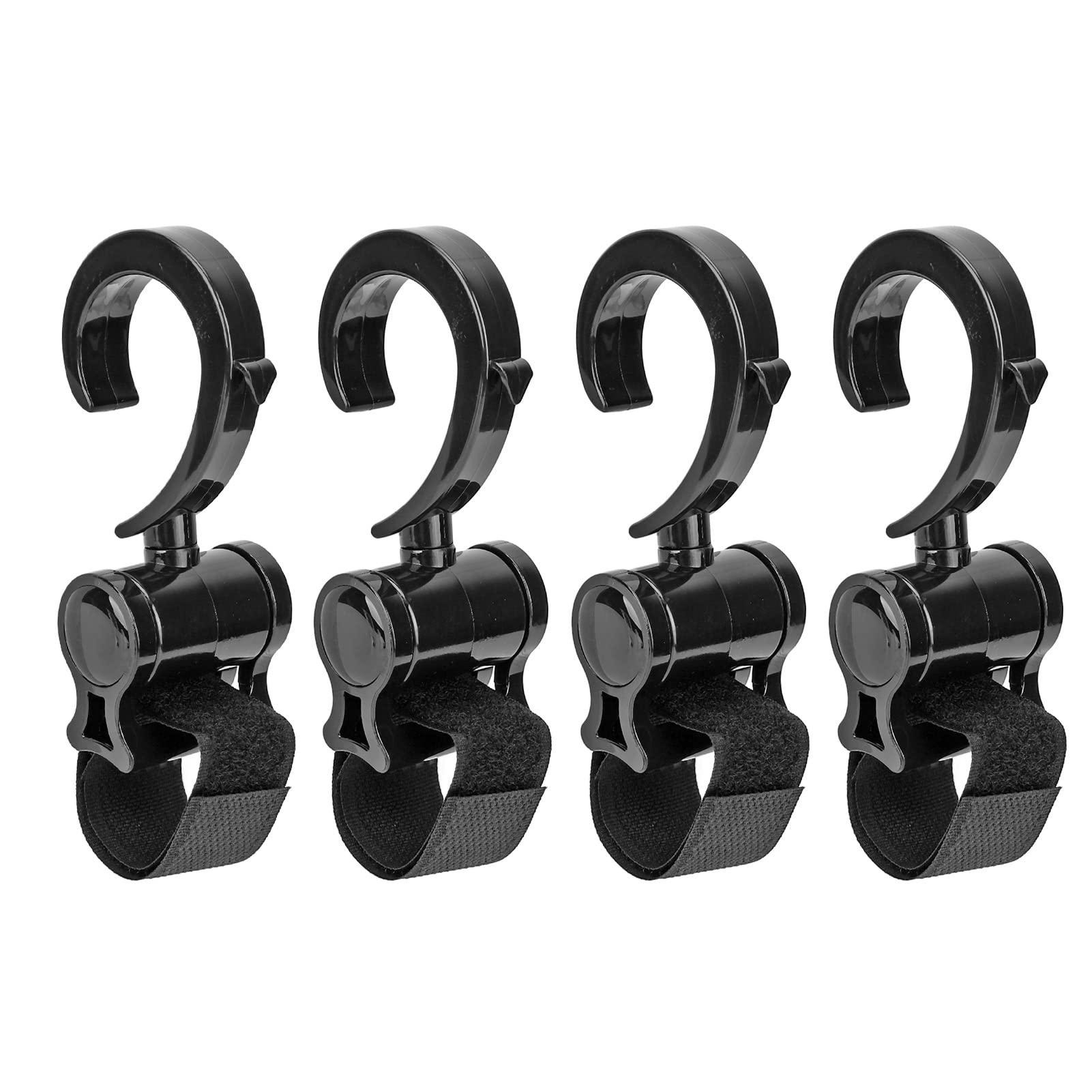 YUSHANCHENG 4pcs Baby Stroller Hooks Universal Flexible Shopping Mommy Bag Hooks Accessory for Hanging Toy