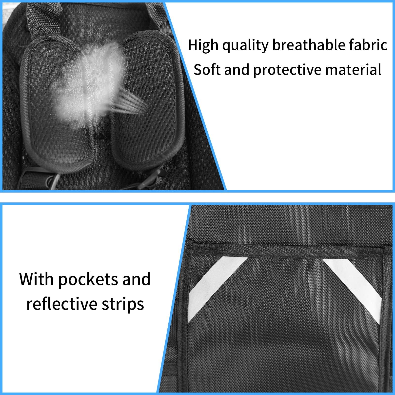 KQSNBG KQSNBG Adjustable Harness, Prevent Passengers from Falling for ATV,Snowmobile,Grey