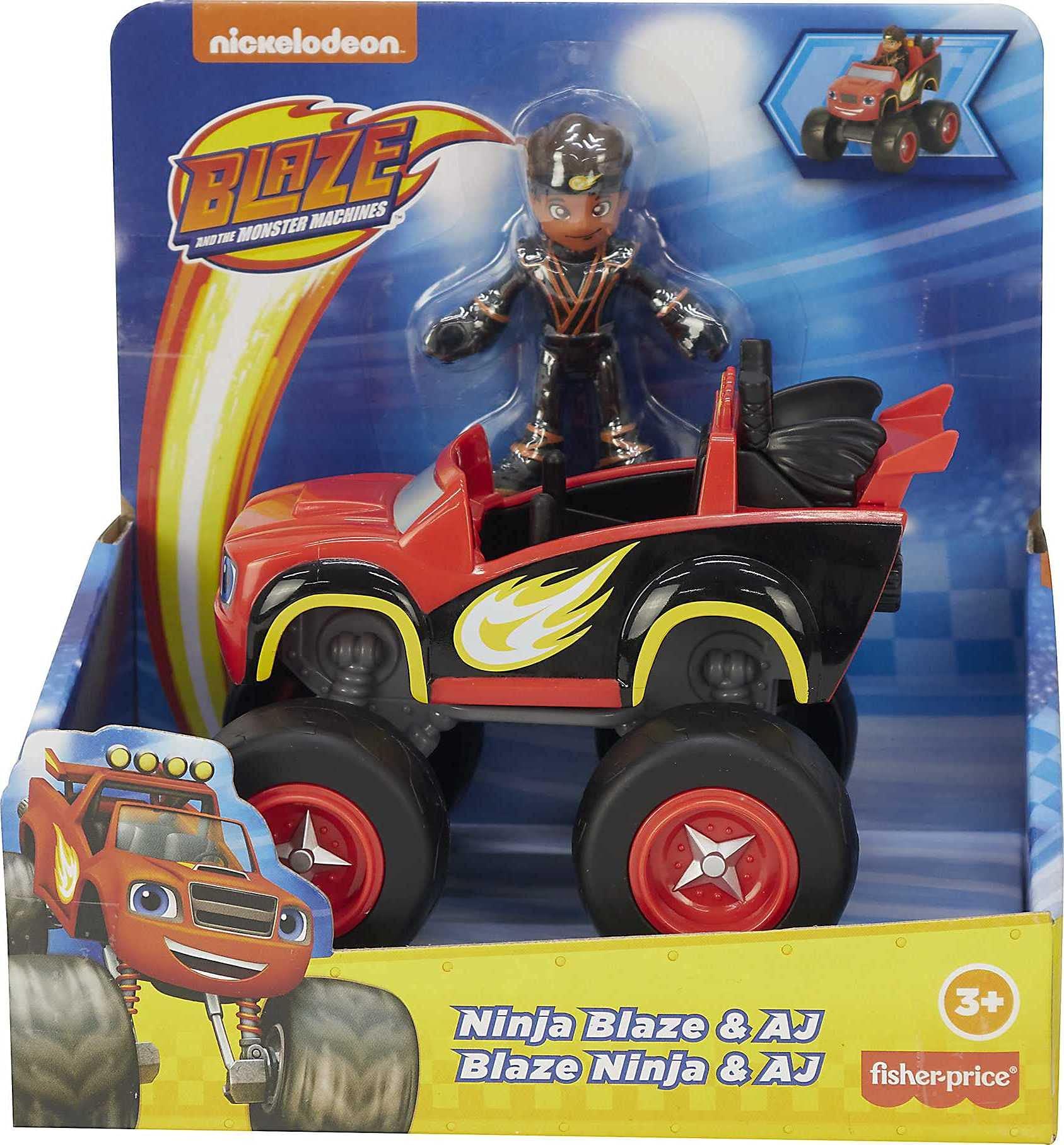 Blaze and the shop monster machines playset