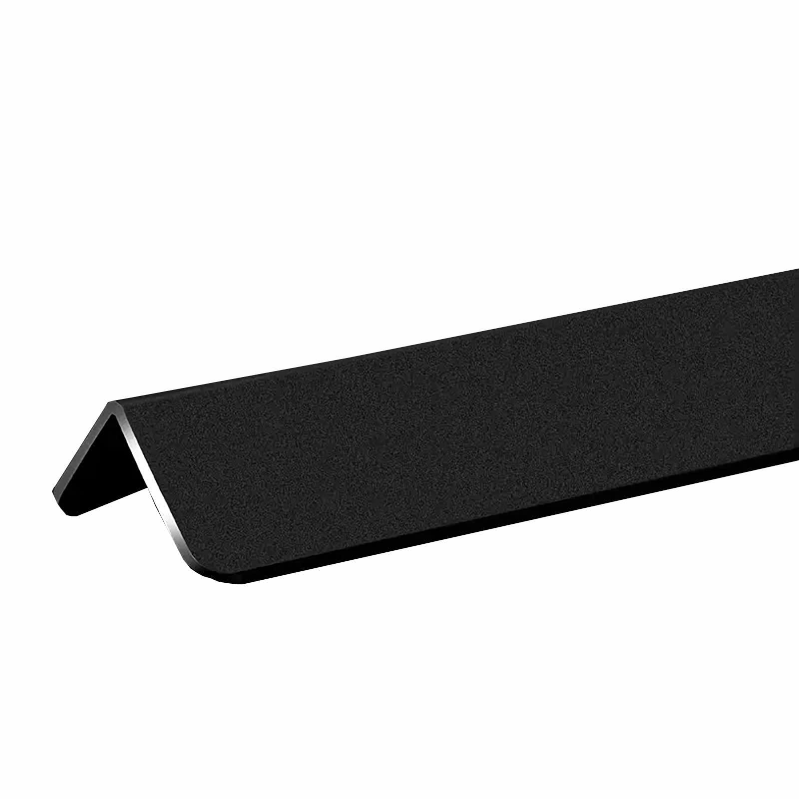 SRNSAEB Wall Corner Guard Black Self Adhesive, Aluminum Wall Corner Guard Edge Protector to Protect Walls and Home Decor, 2 3 4cm Width (Color : 2cm/0.8in Width, Size : 80cm/31.5in)