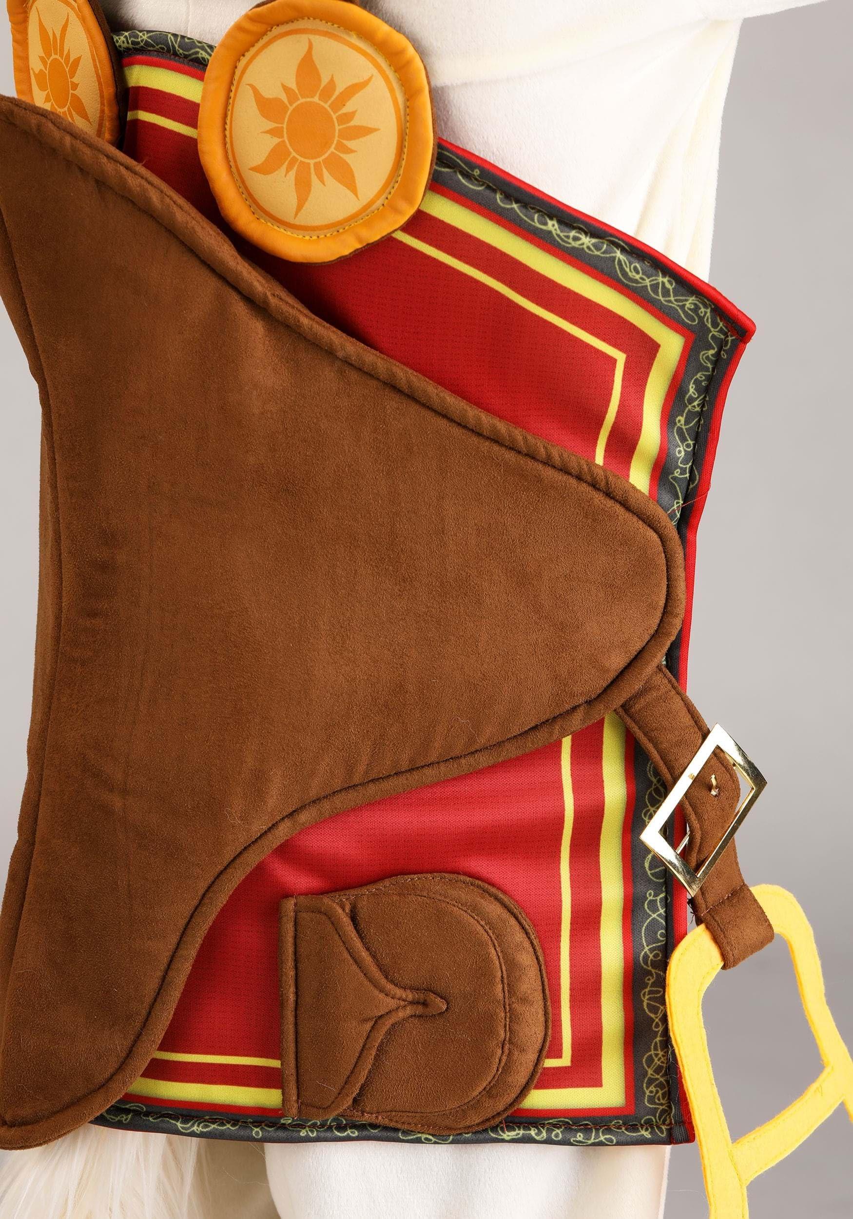 Fun Costumes Disney Tangled Maximus Children's Horse Costume | White Equestrian Character Jumpsuit With Headpiece And Saddle