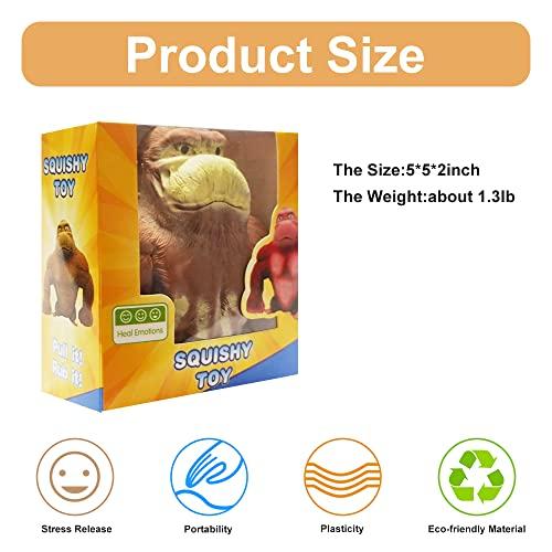 Tiefenets Squishy Monkey Toy, Stretch Gorilla Toy, Decompress and Stretch Stress Relief Toys, Cute as Animal Toys, Stretchy Gorilla Action Figure for Kids Child Boys Girls