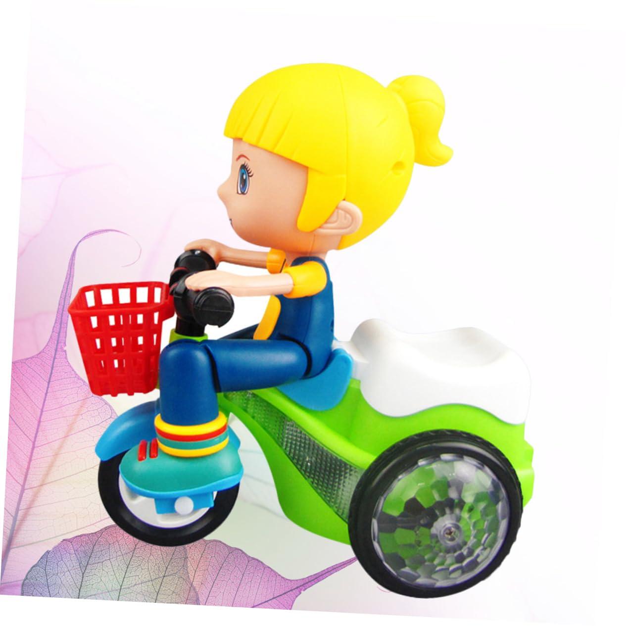 Hemoton HEMOTON Toy Tricycle for Boys and Girls Stunt and Intelligent Led Lights Easy to Install Random Color Toddler Bike