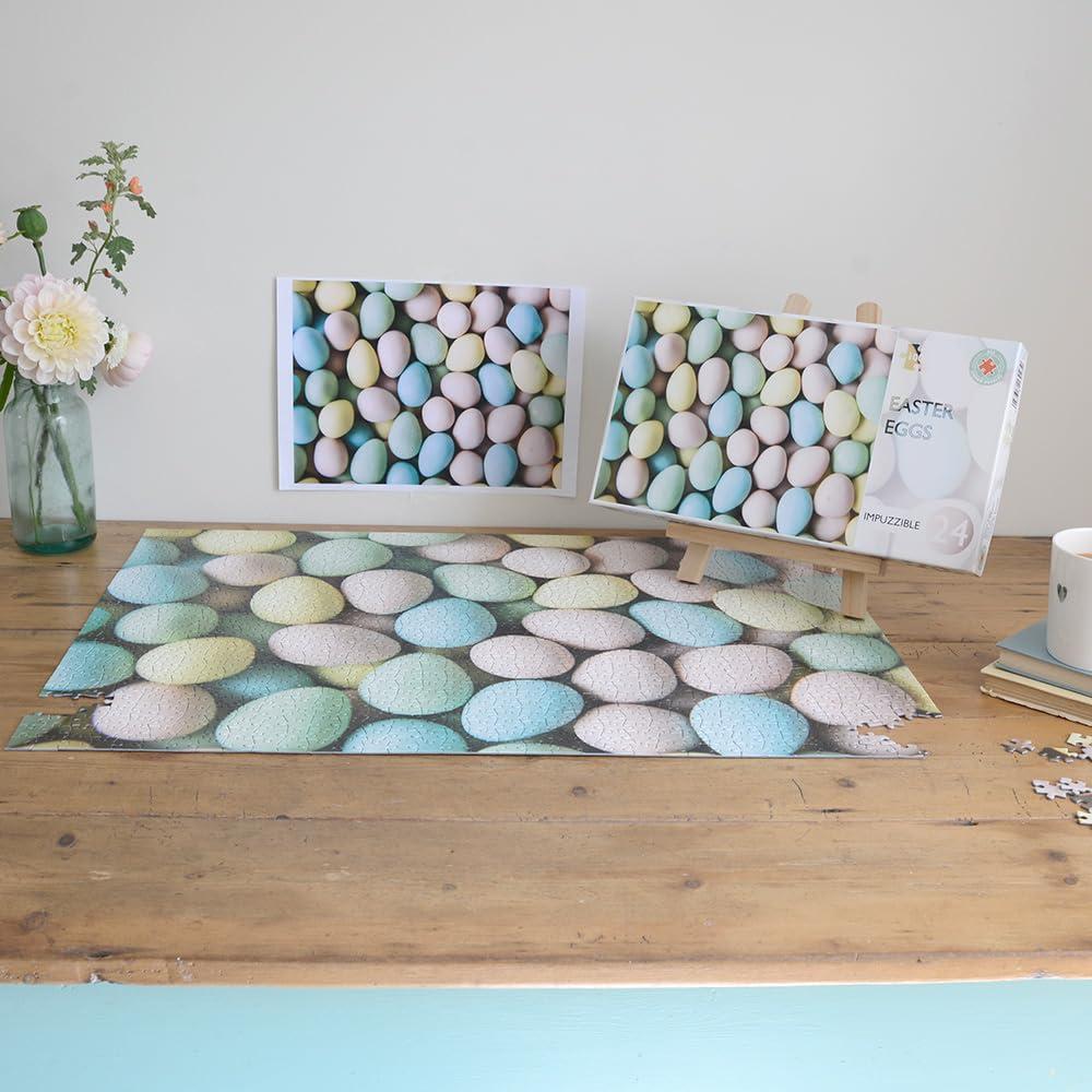 All Jigsaw Puzzles Jigsaw Puzzles for Adults 1000 Pieces Jigsaw Puzzles - Impuzzibles Easter Eggs - 1000 Piece Hardest Jigsaw Puzzle - 66 X 50cm - Hard Jigsaw Puzzle for Adults