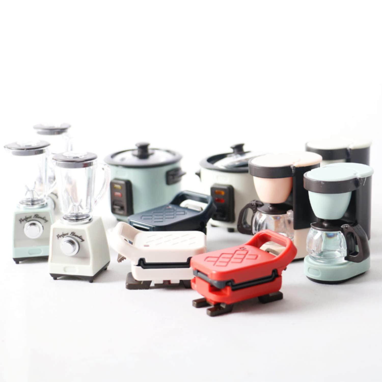 Generic Dollhouse Furniture,Miniature Dollhouse Accessories,1:12 Scale Dollhouse Electric Kettle Kit,Plastic Dollhouse Model,Pack of 2,S17