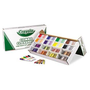 BINNEY & SMITH / CRAYOLA Classpack Crayons w/Markers, 8 Colors, 128 Each Crayons/Markers, 256/Box