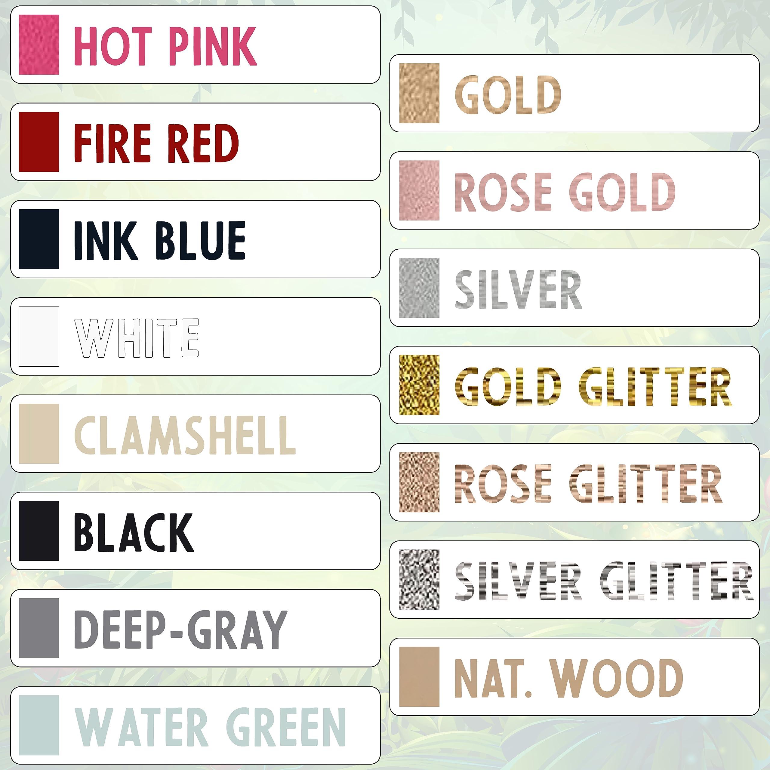 Lara Laser Works Personalized Wooden Letter Sign for Kids w/Name, Letters for Wall Decor - 15 Color, 4 Font Options - Custom Nursery Decor, Birthday Party Gift, Kids Room Decor, 10"X10" - 10 Letters