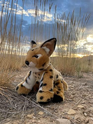 Wildlife Tree 12 Inch Stuffed Serval Plush Floppy Animal Kingdom